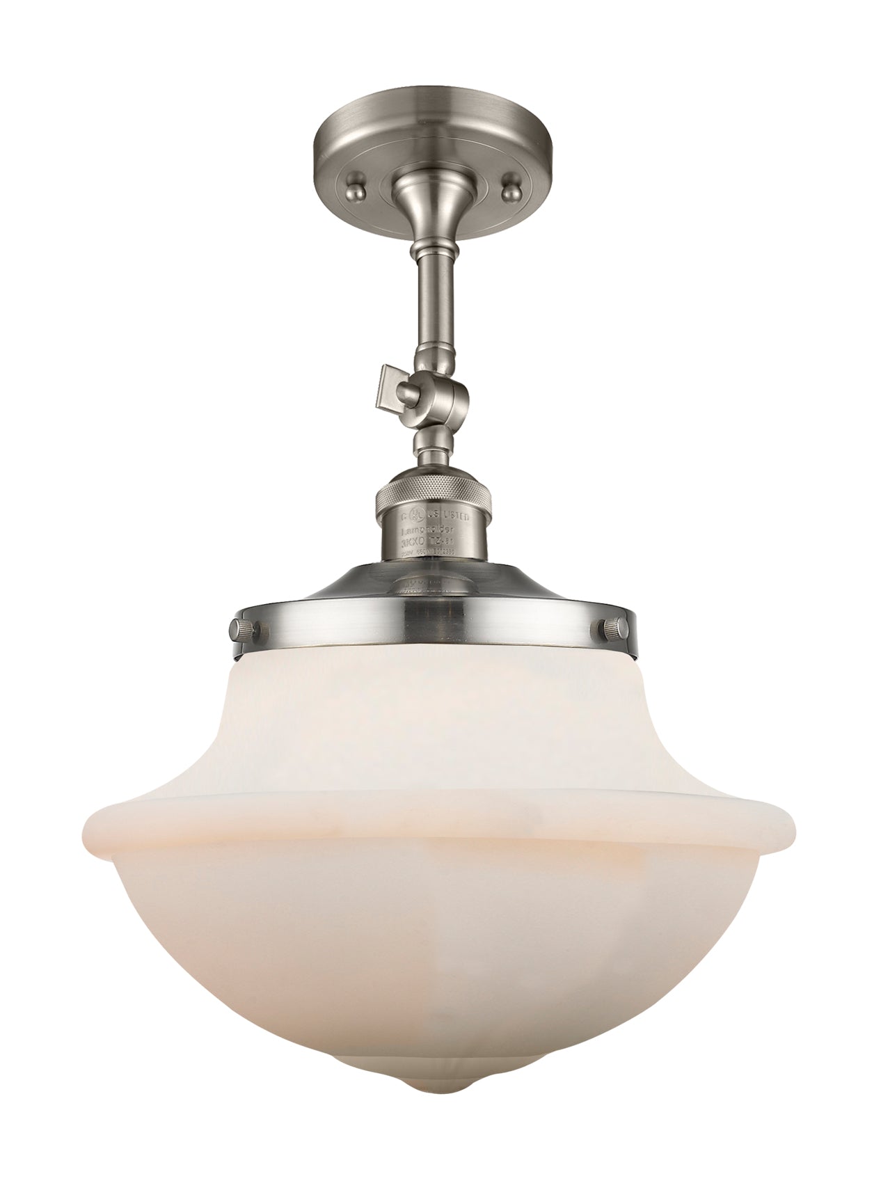 Franklin Semi-Flush Mount Satin Nickel