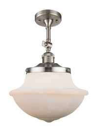 Franklin Semi-Flush Mount Satin Nickel