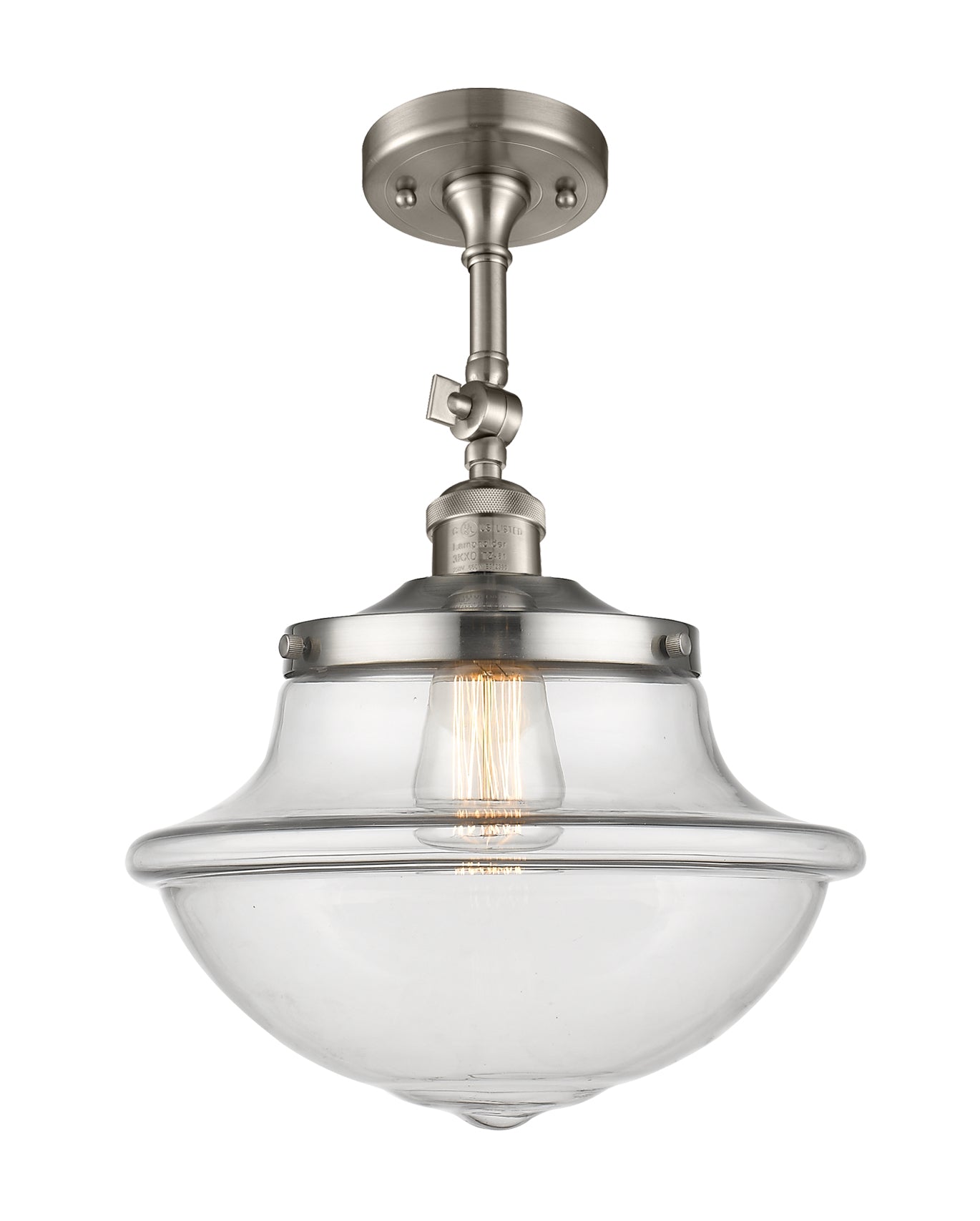 Franklin Semi-Flush Mount Brushed Nickel
