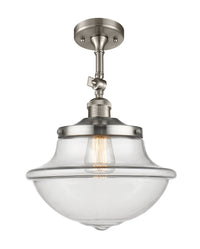 Franklin Semi-Flush Mount Satin Nickel