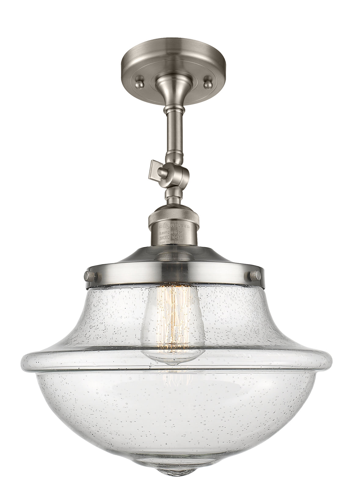 Franklin Semi-Flush Mount Brushed Nickel