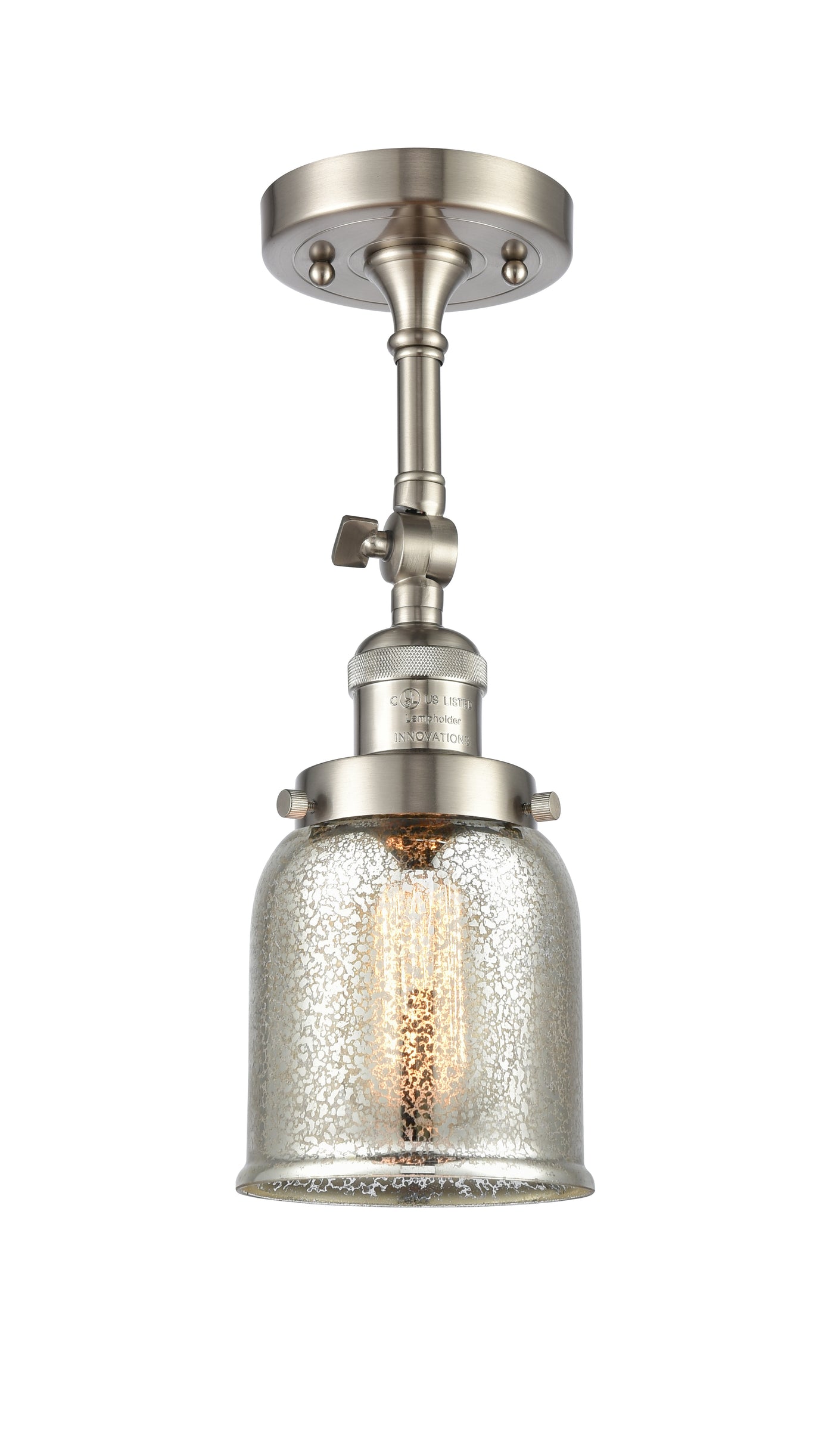 Franklin Semi-Flush Mount Satin Nickel