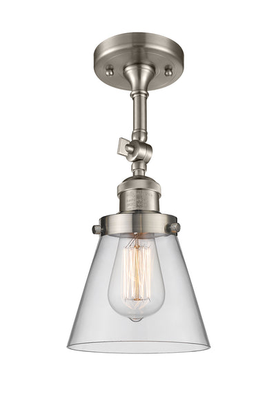 Franklin Semi-Flush Mount Seedy Glass Satin