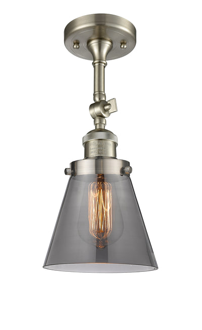 Franklin Semi-Flush Mount Seedy Glass Satin