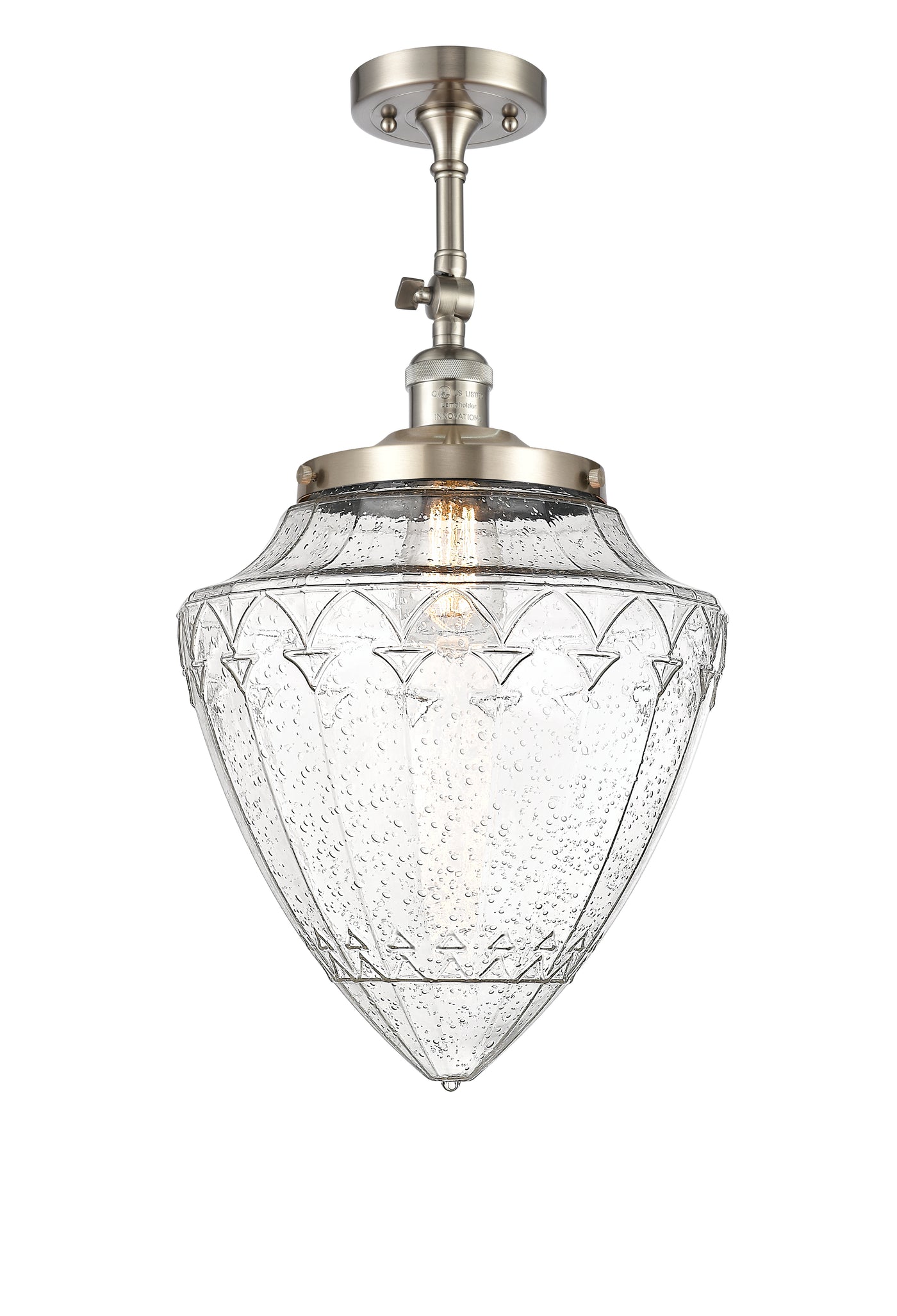 Franklin Semi-Flush Mount Brushed Nickel