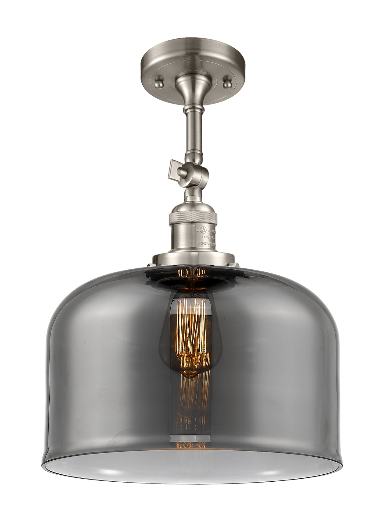Franklin Semi-Flush Mount Brushed Nickel