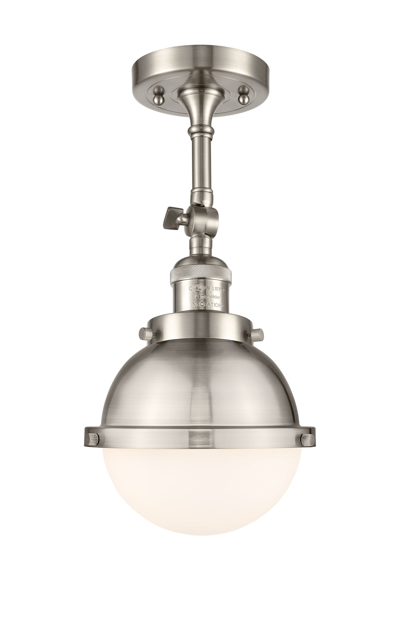 Franklin Semi-Flush Mount Brushed Nickel