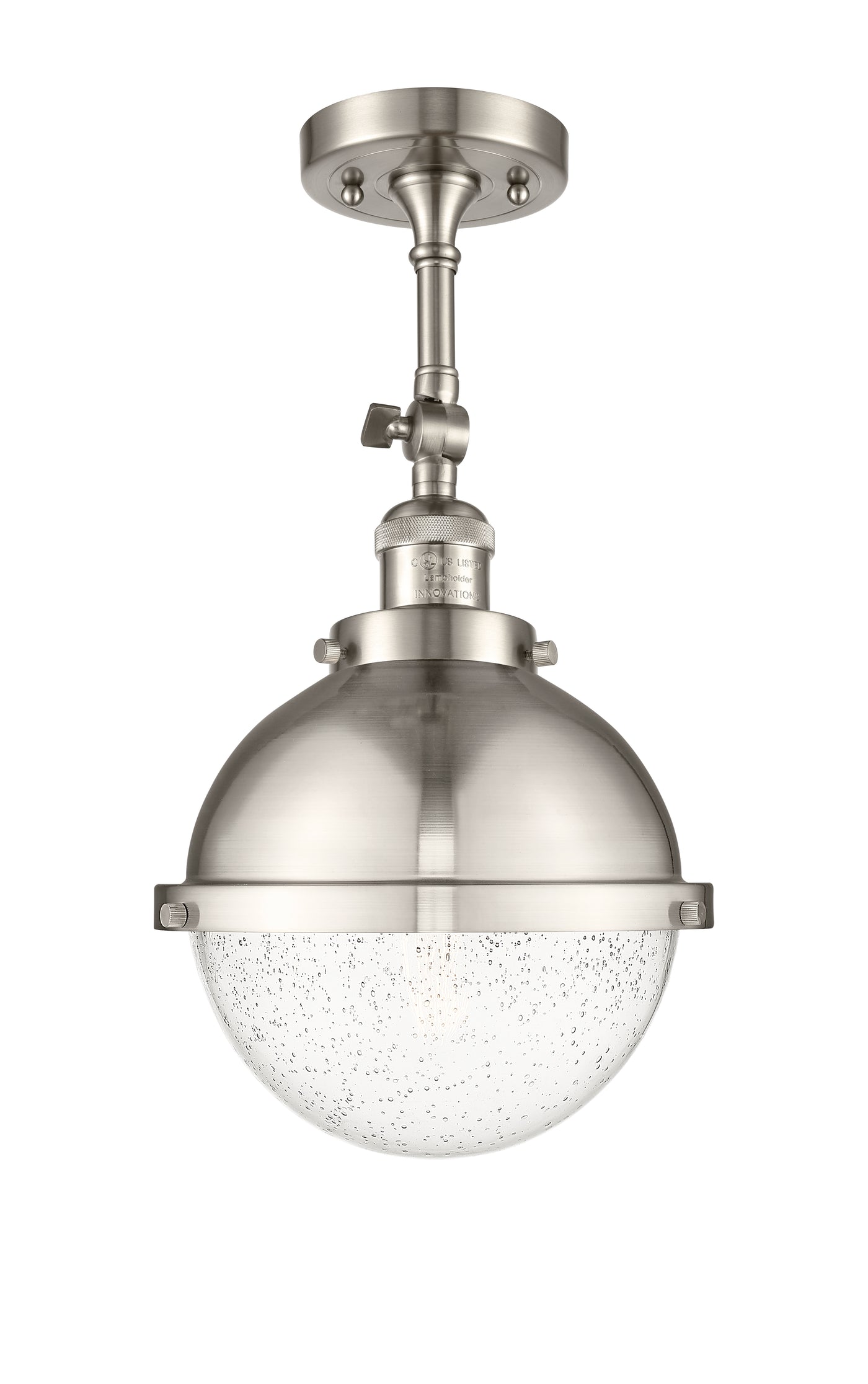 Franklin Semi-Flush Mount Brushed Satin Nickel