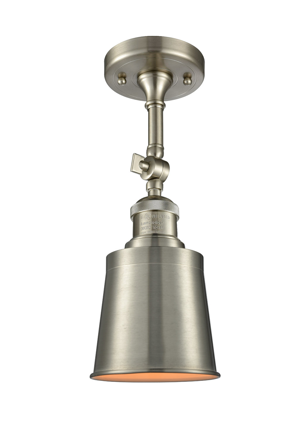 Franklin Semi-Flush Mount Brushed Nickel