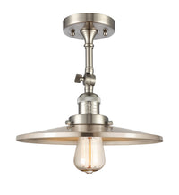 Franklin Semi-Flush Mount Brushed Satin Nickel