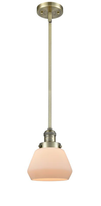 Franklin Restoration Mini Pendant Antique Brass