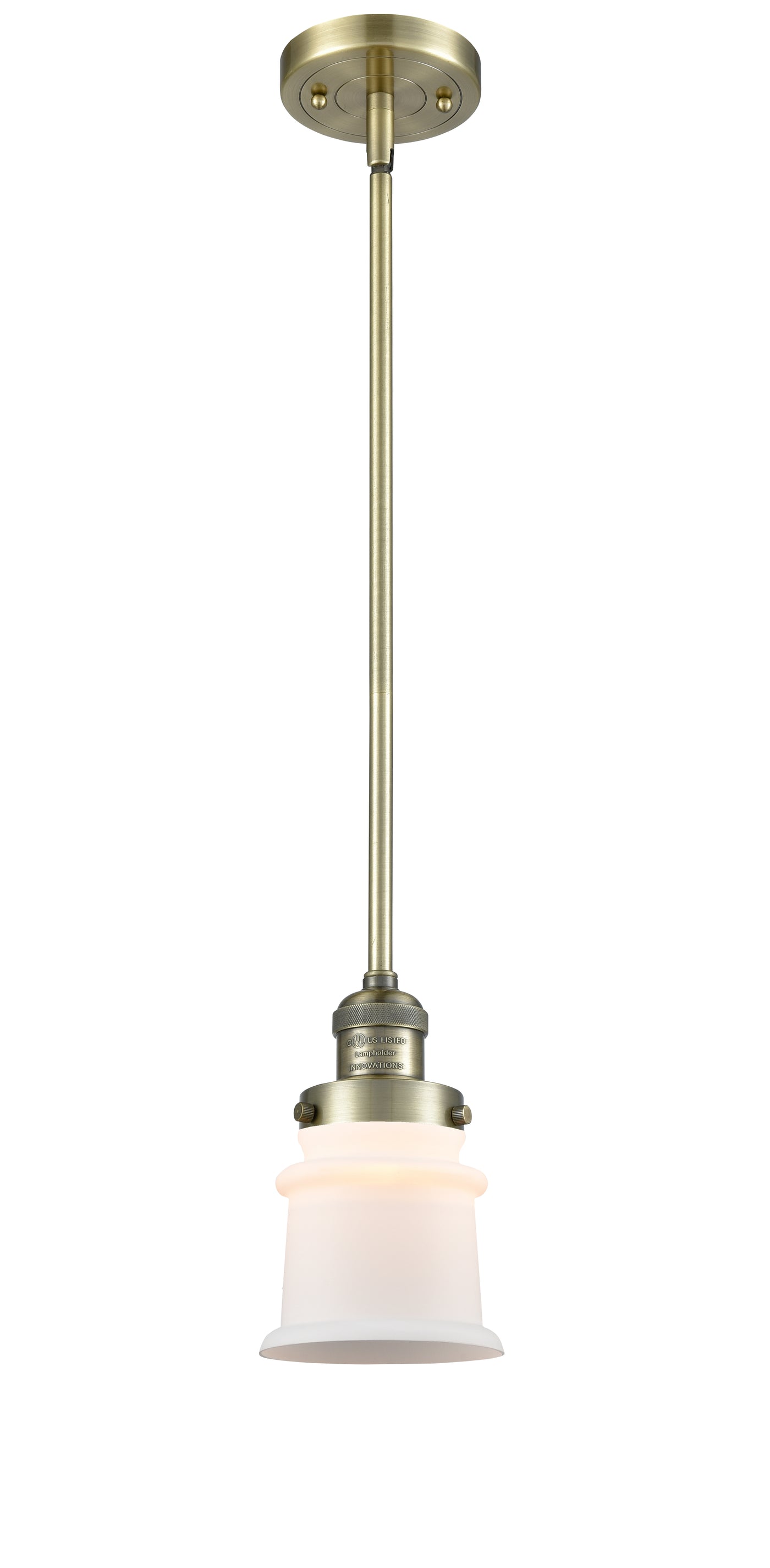 Franklin Restoration Mini Pendant Brass