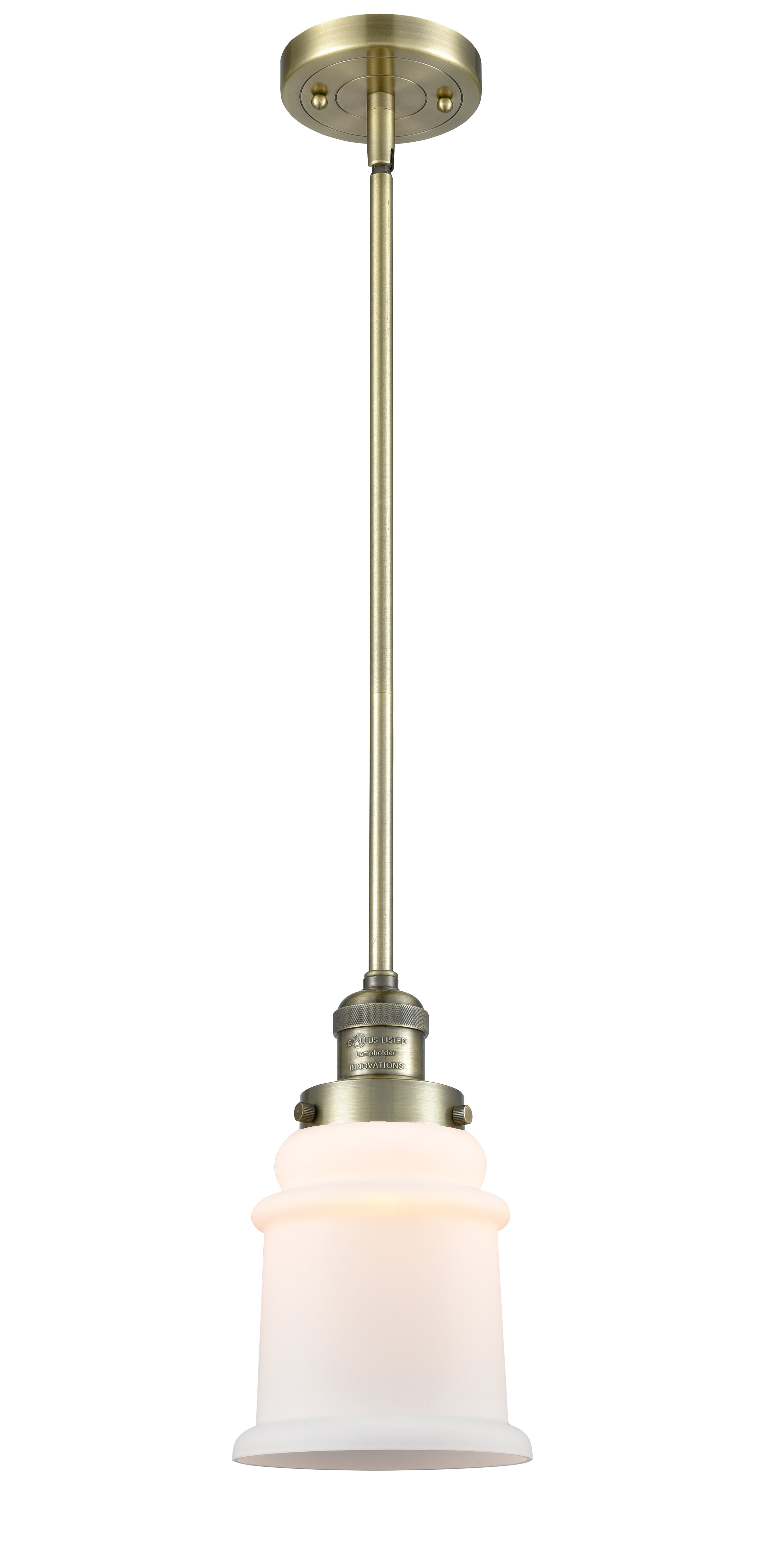Franklin Restoration Antique Brass Steel 6W