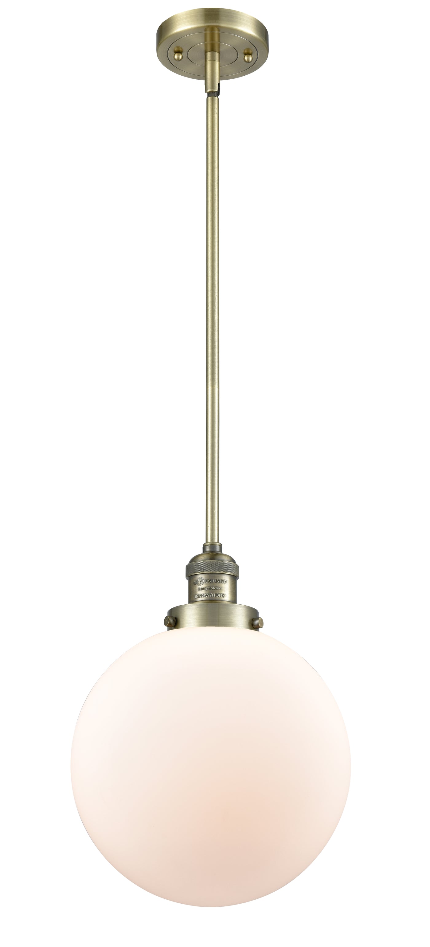 Franklin Restoration Mini Pendant Antique Brass