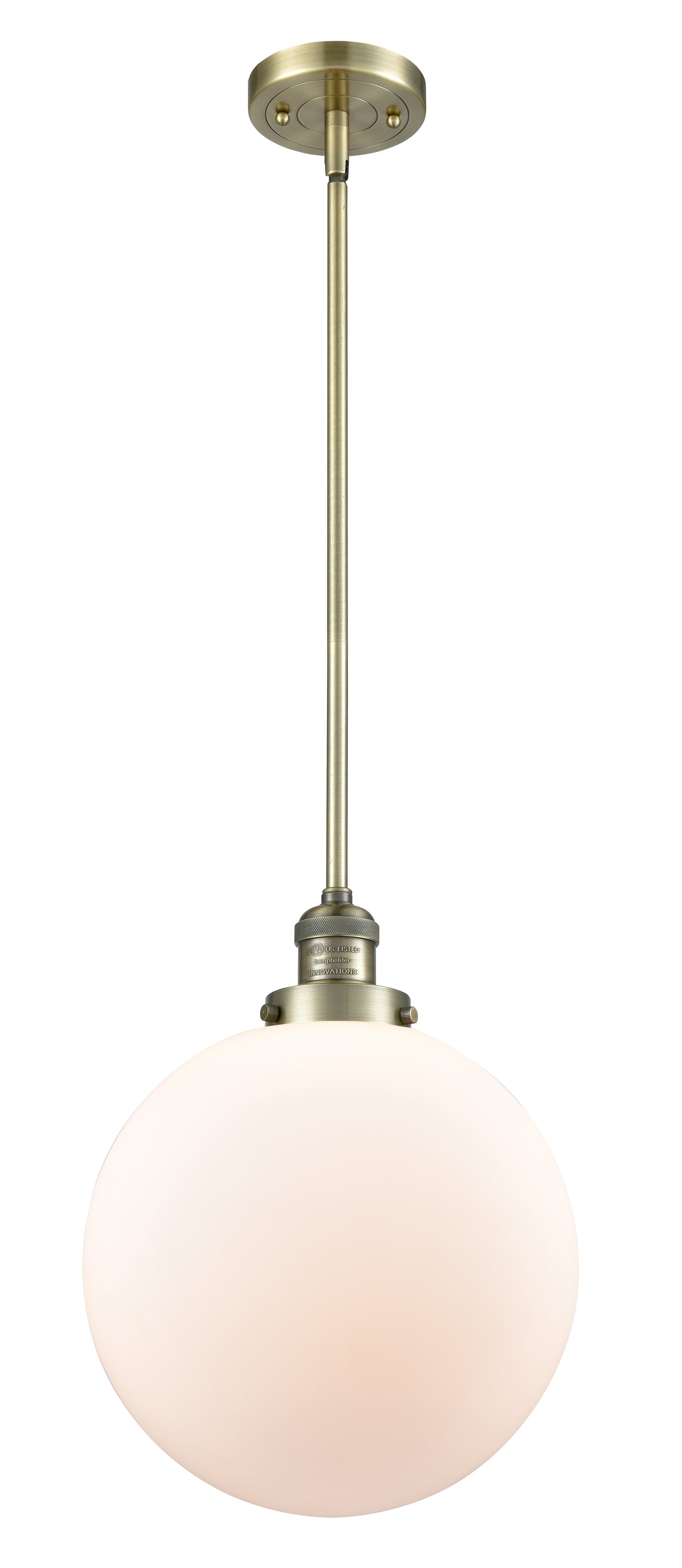 Franklin Restoration Mini Pendant Cast Brass
