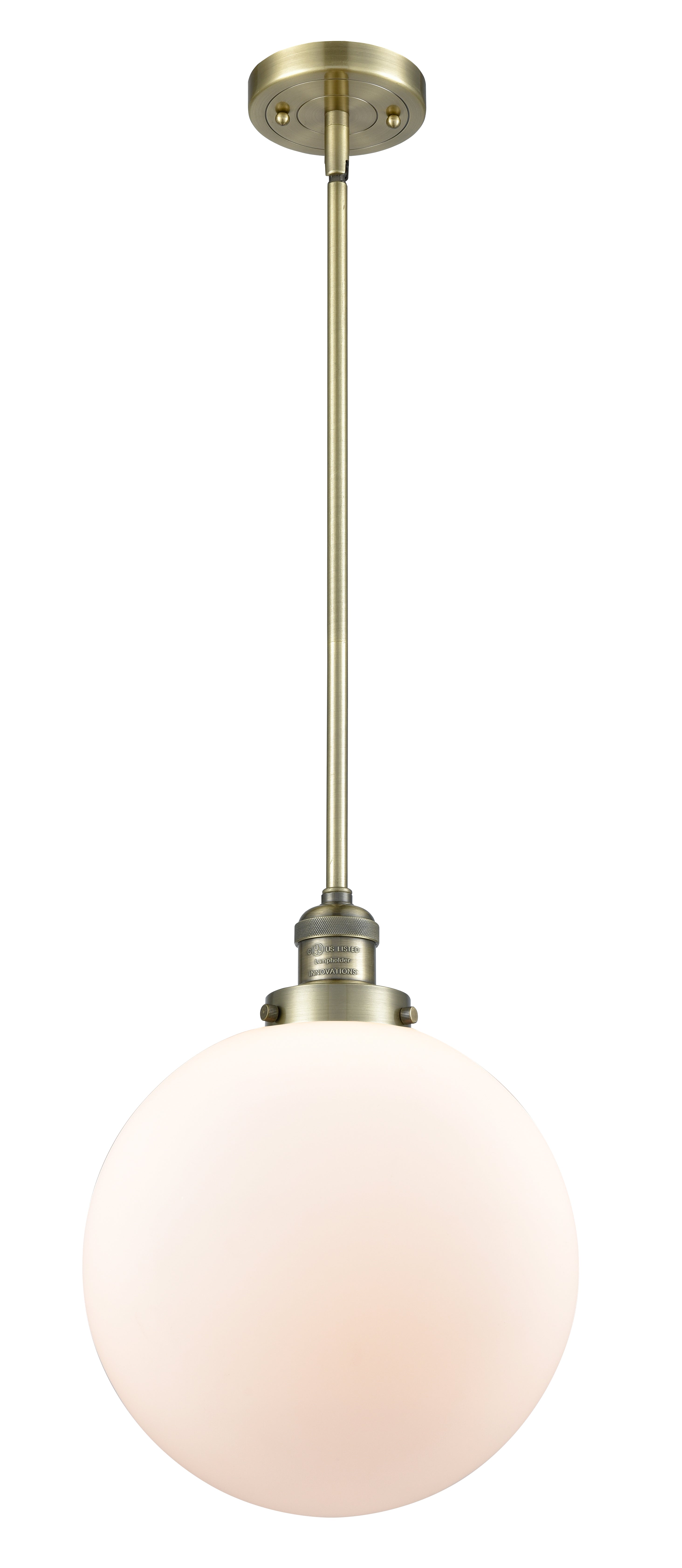 Franklin Restoration Mini Pendant Brass Finish