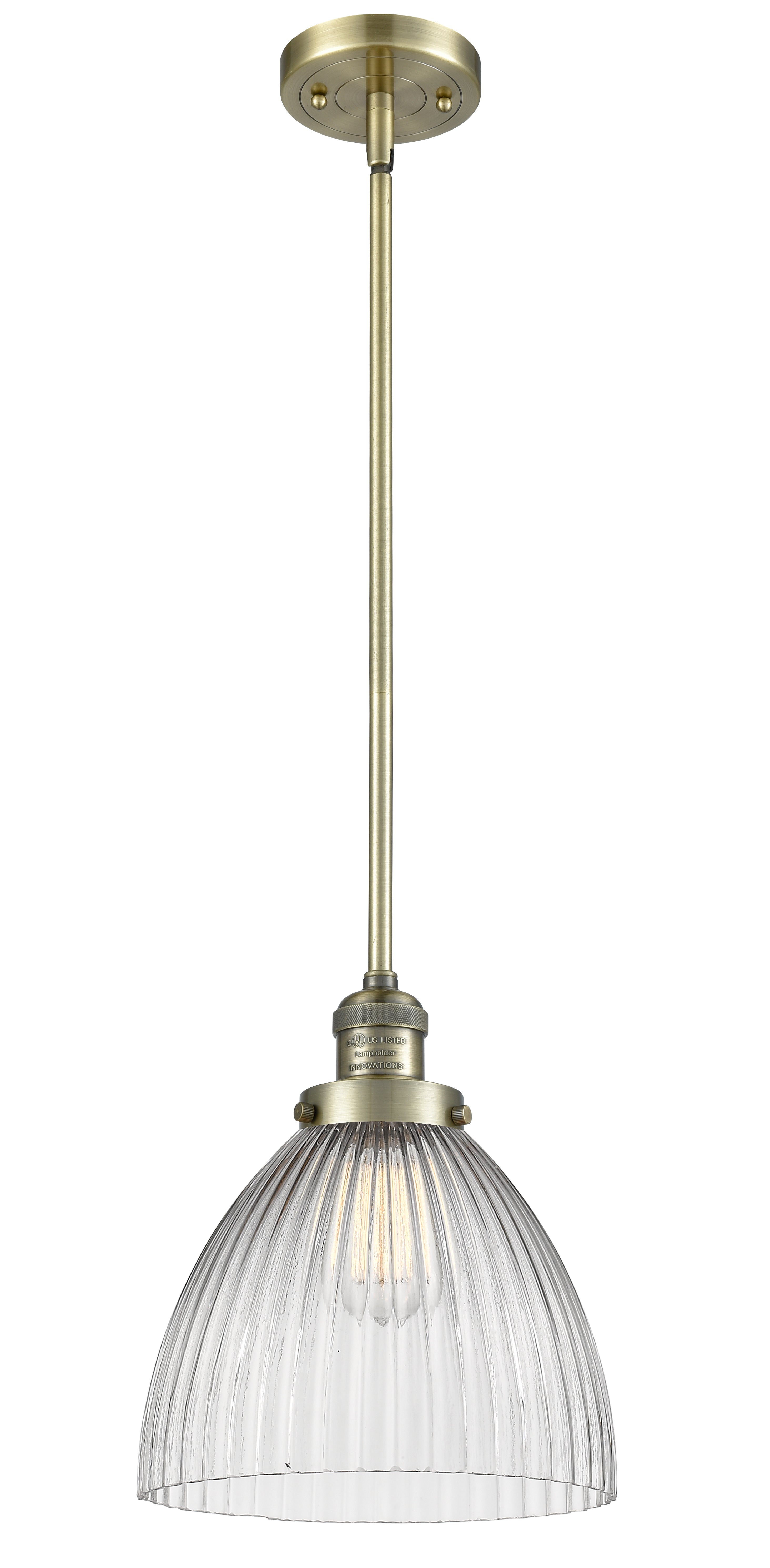 Franklin Restoration Mini Pendant Brass Steel