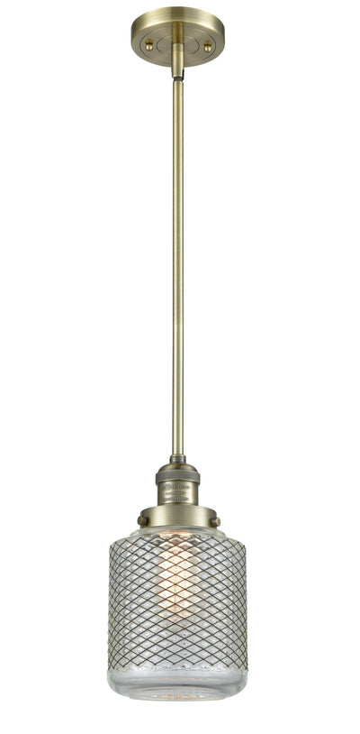 Franklin Restoration Pendant Cast Brass