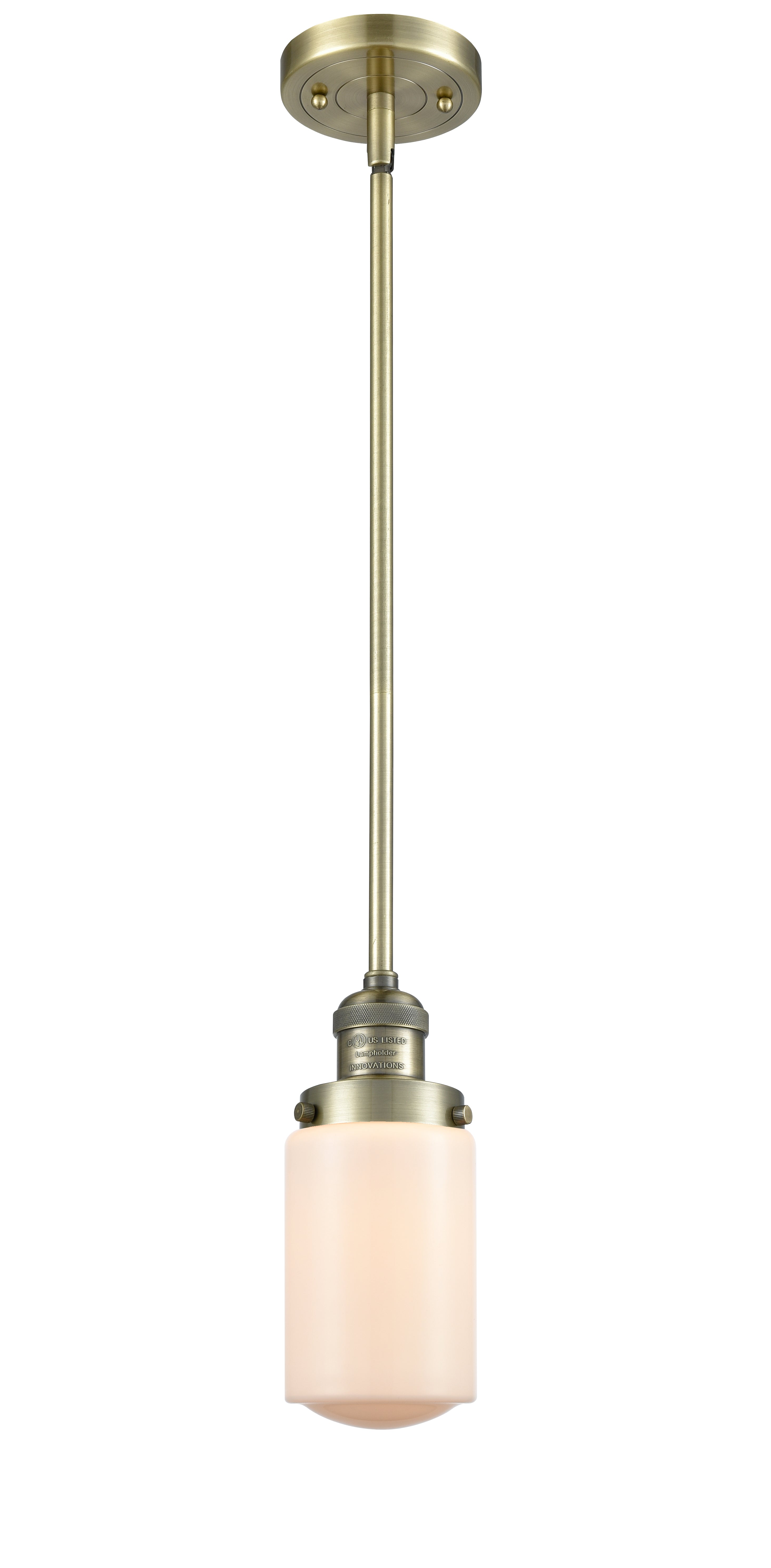Franklin Restoration Mini Pendant Antique Brass