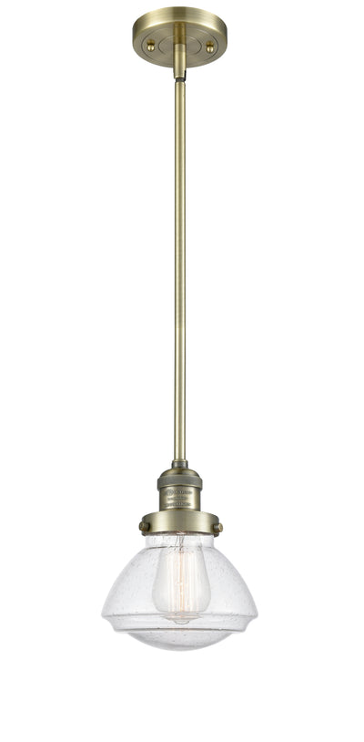 Franklin Restoration Mini Pendant Antique Brass