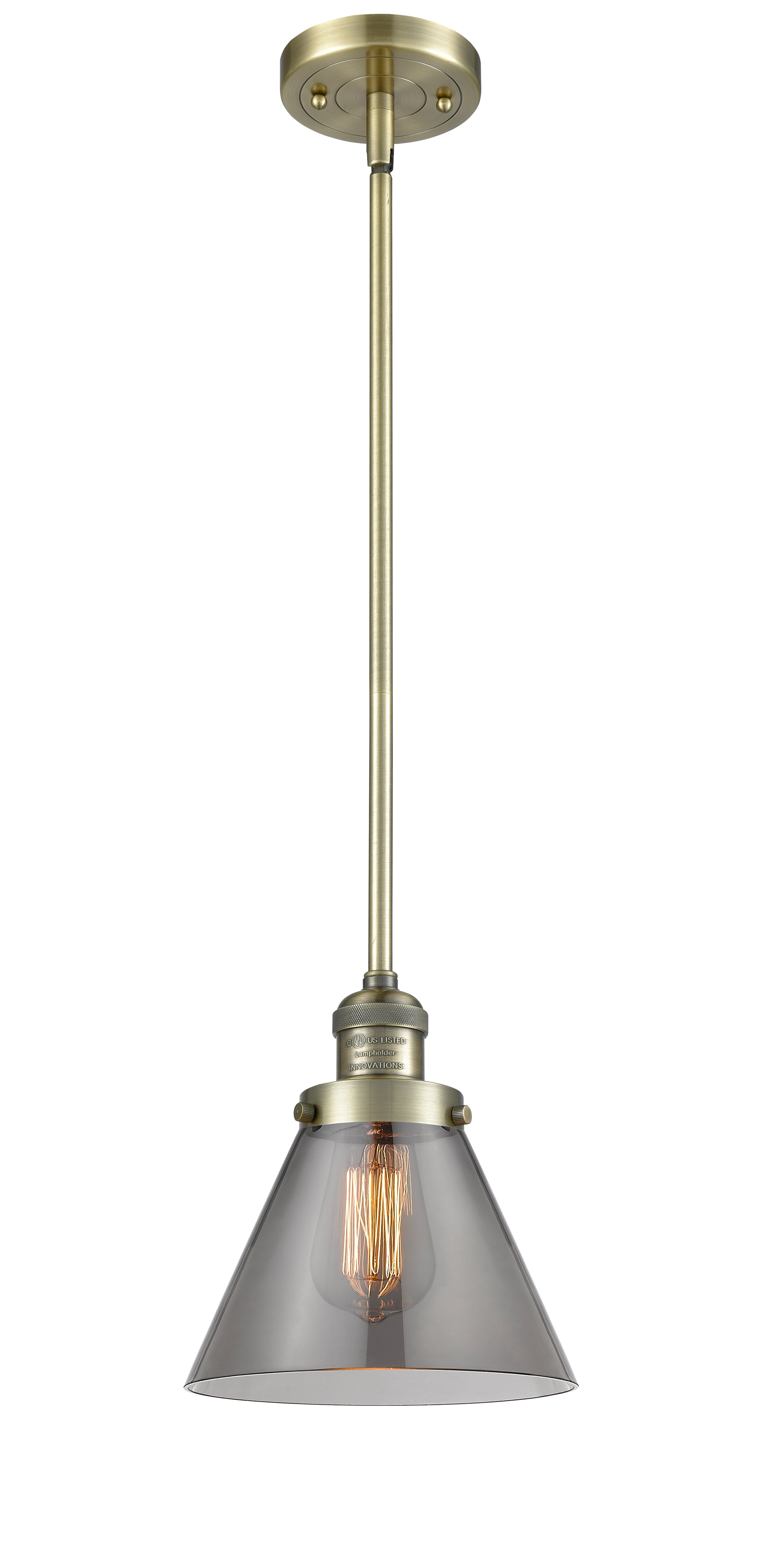 Franklin Restoration Mini Pendant Antique Brass