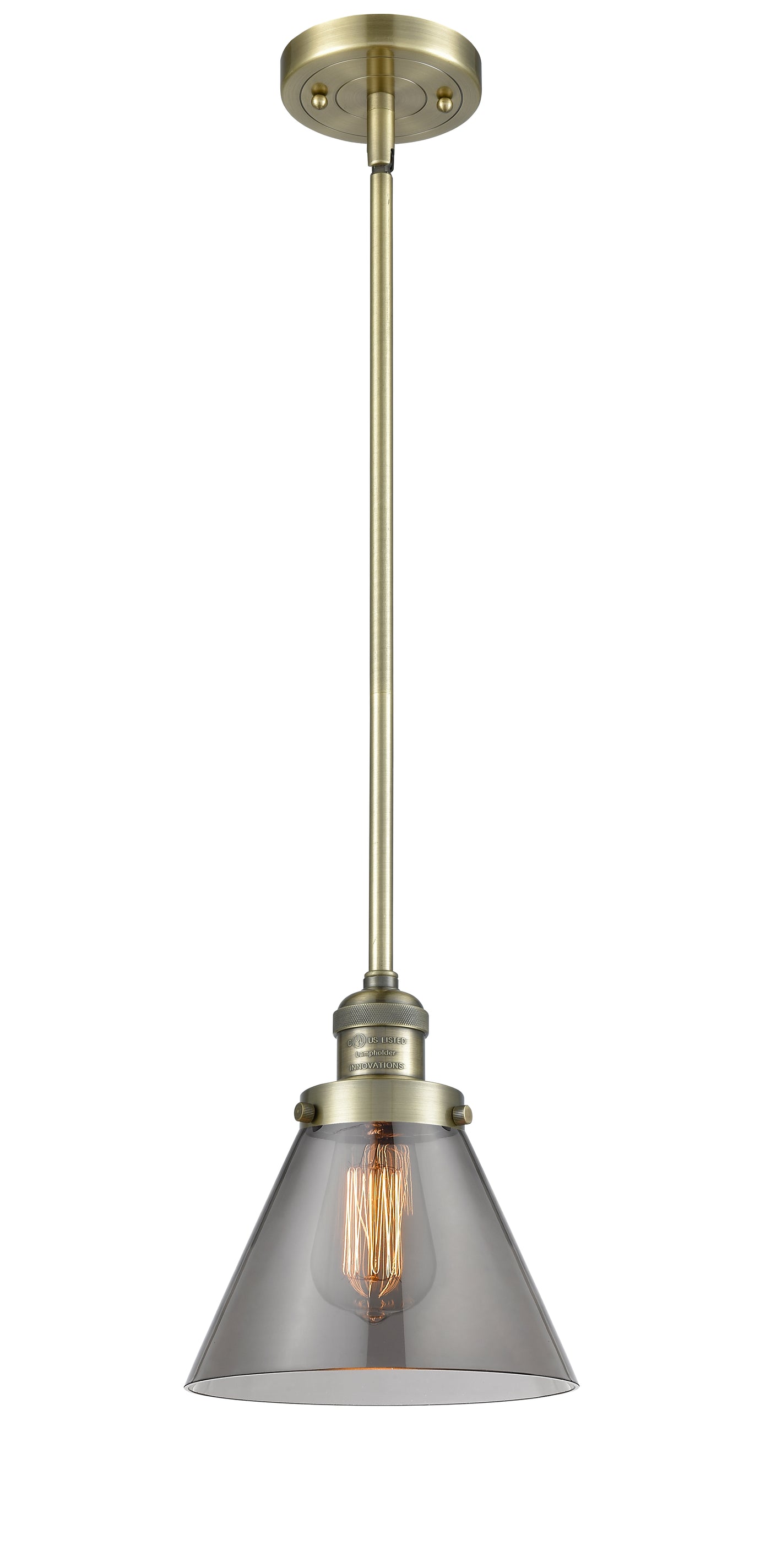Franklin Restoration Mini Pendant Antique Brass