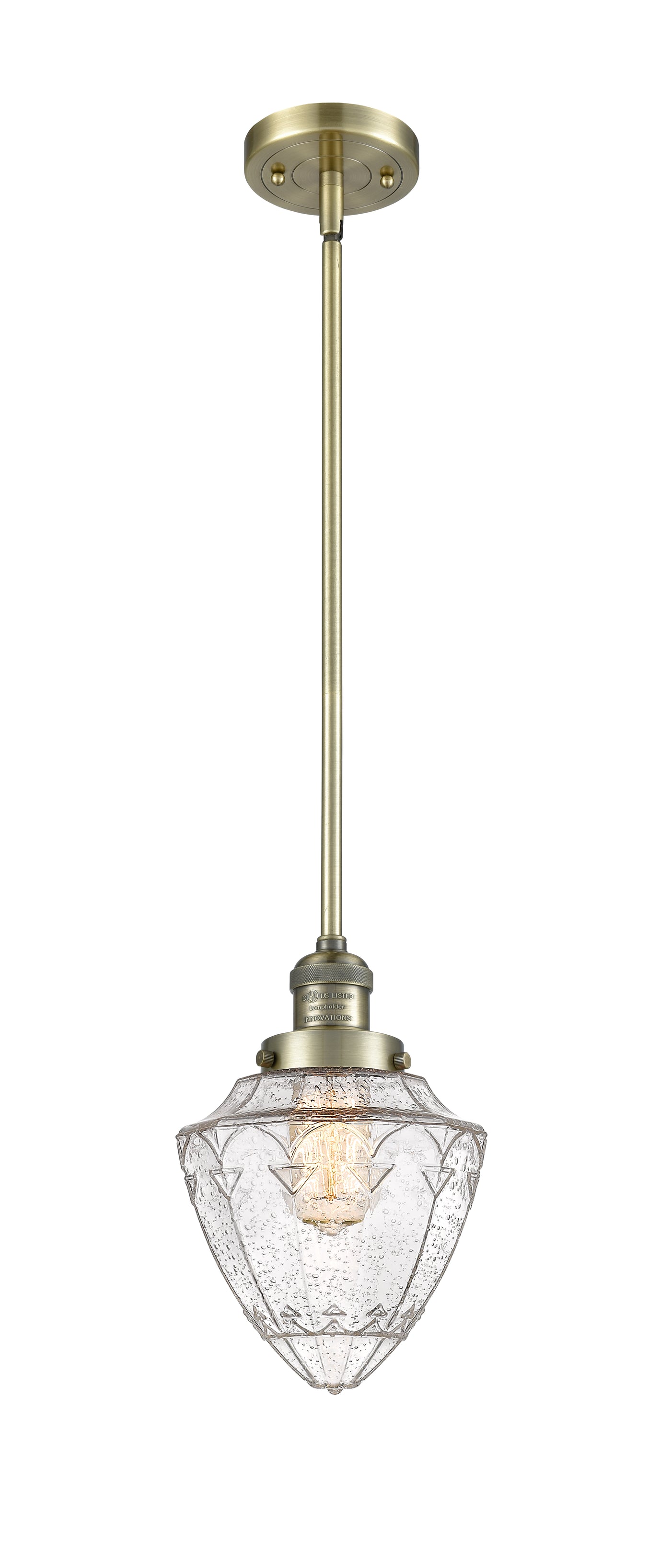 Franklin Restoration Antique Brass Mini Pendant