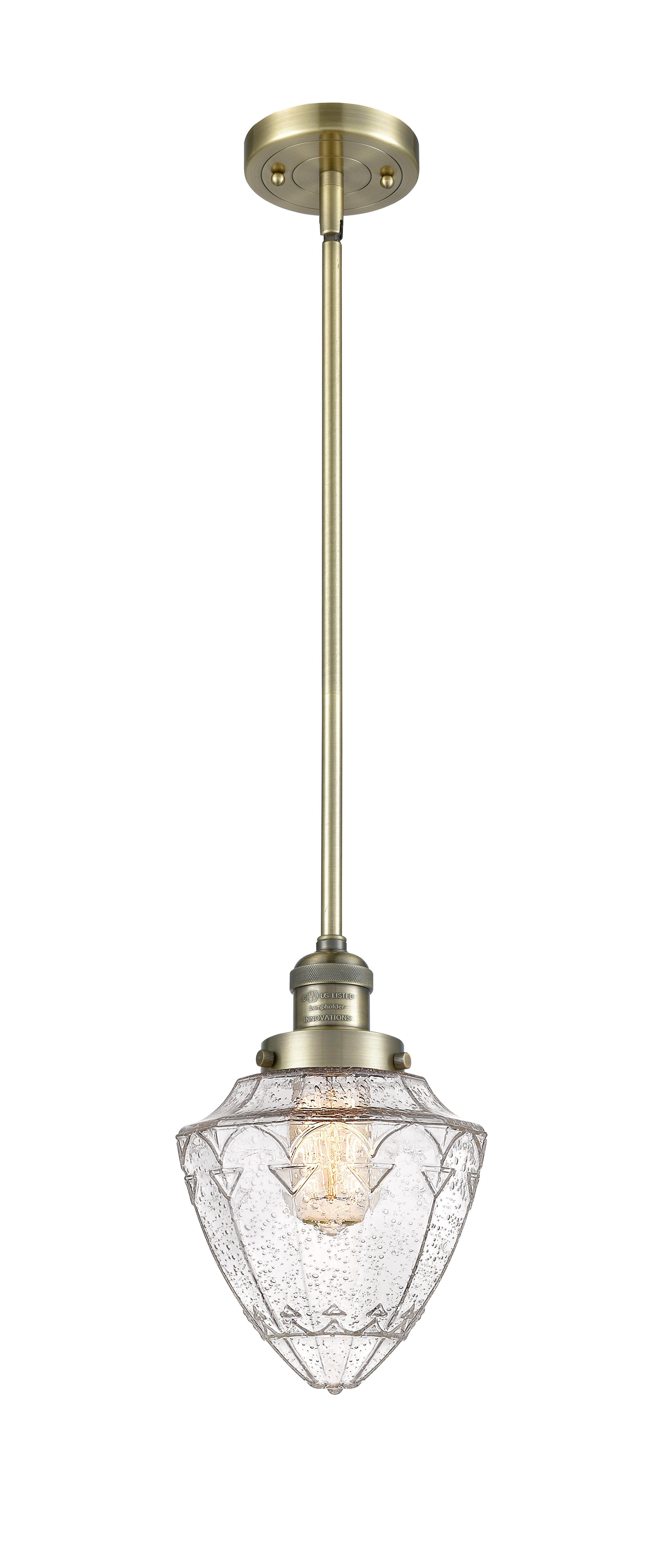 Franklin Restoration Antique Brass Mini Pendant
