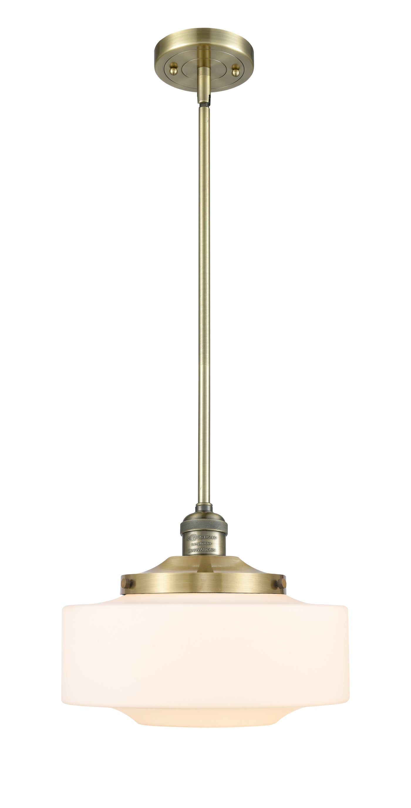 Franklin Restoration Mini Pendant Antique Brass