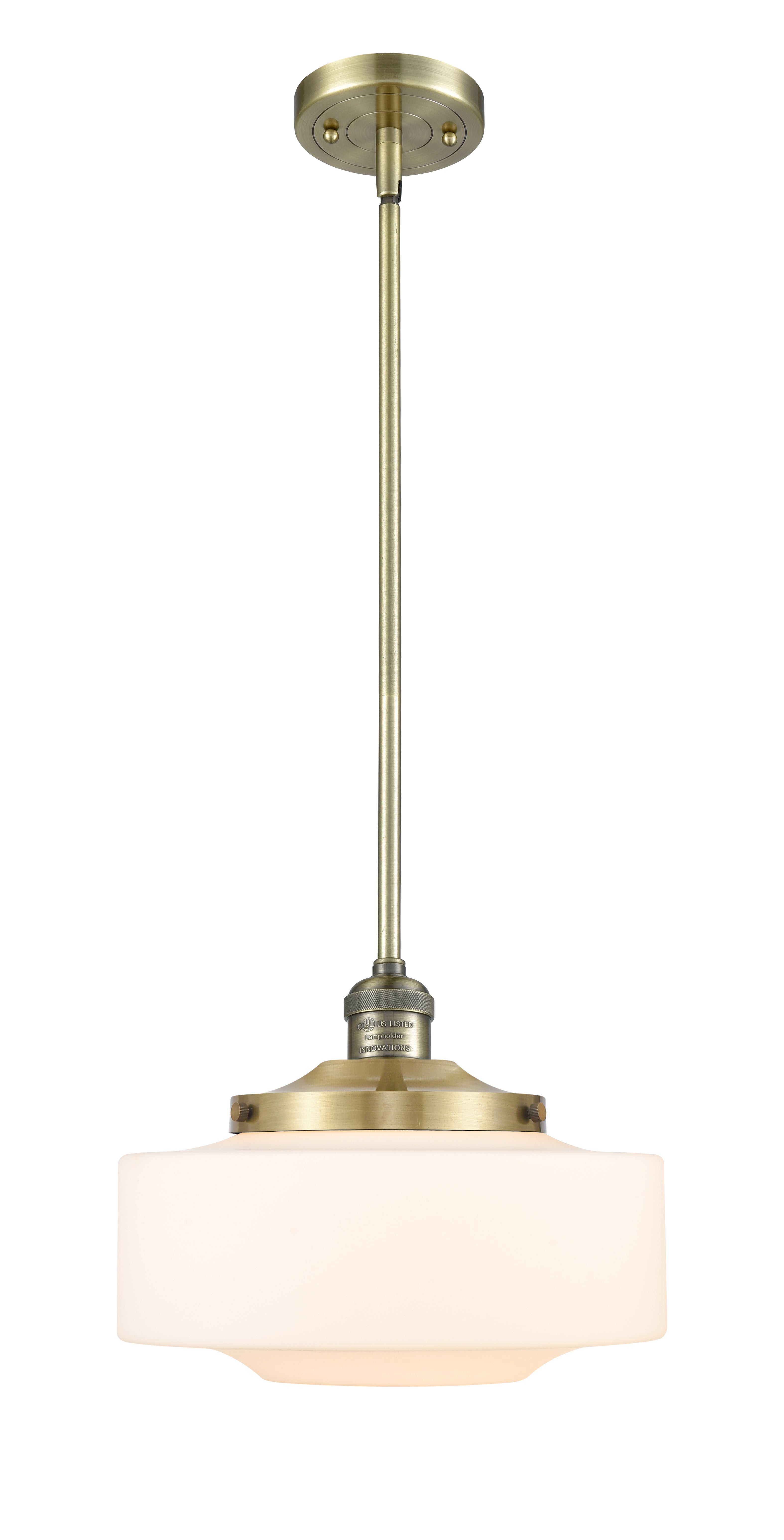 Franklin Restoration Mini Pendant Brass Finish
