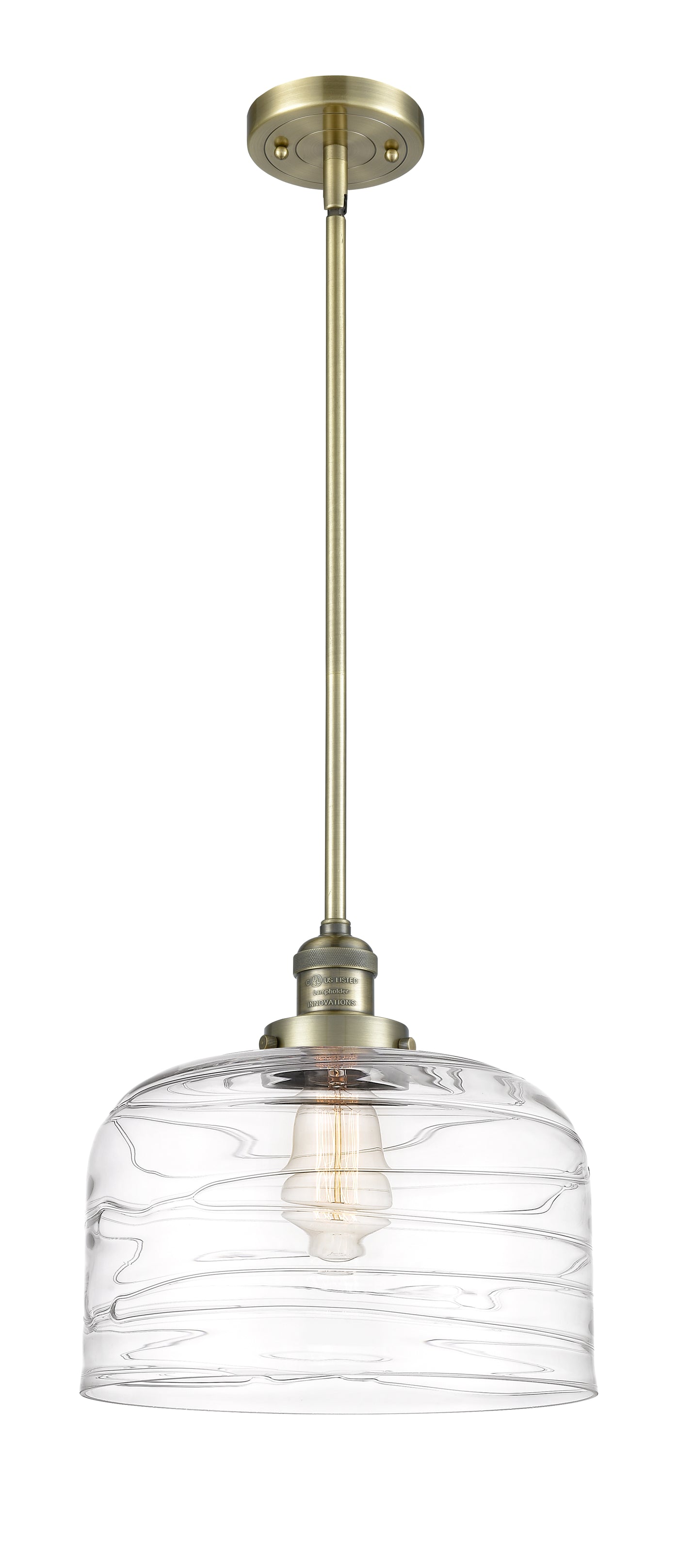Franklin Restoration Mini Pendant Antique Brass