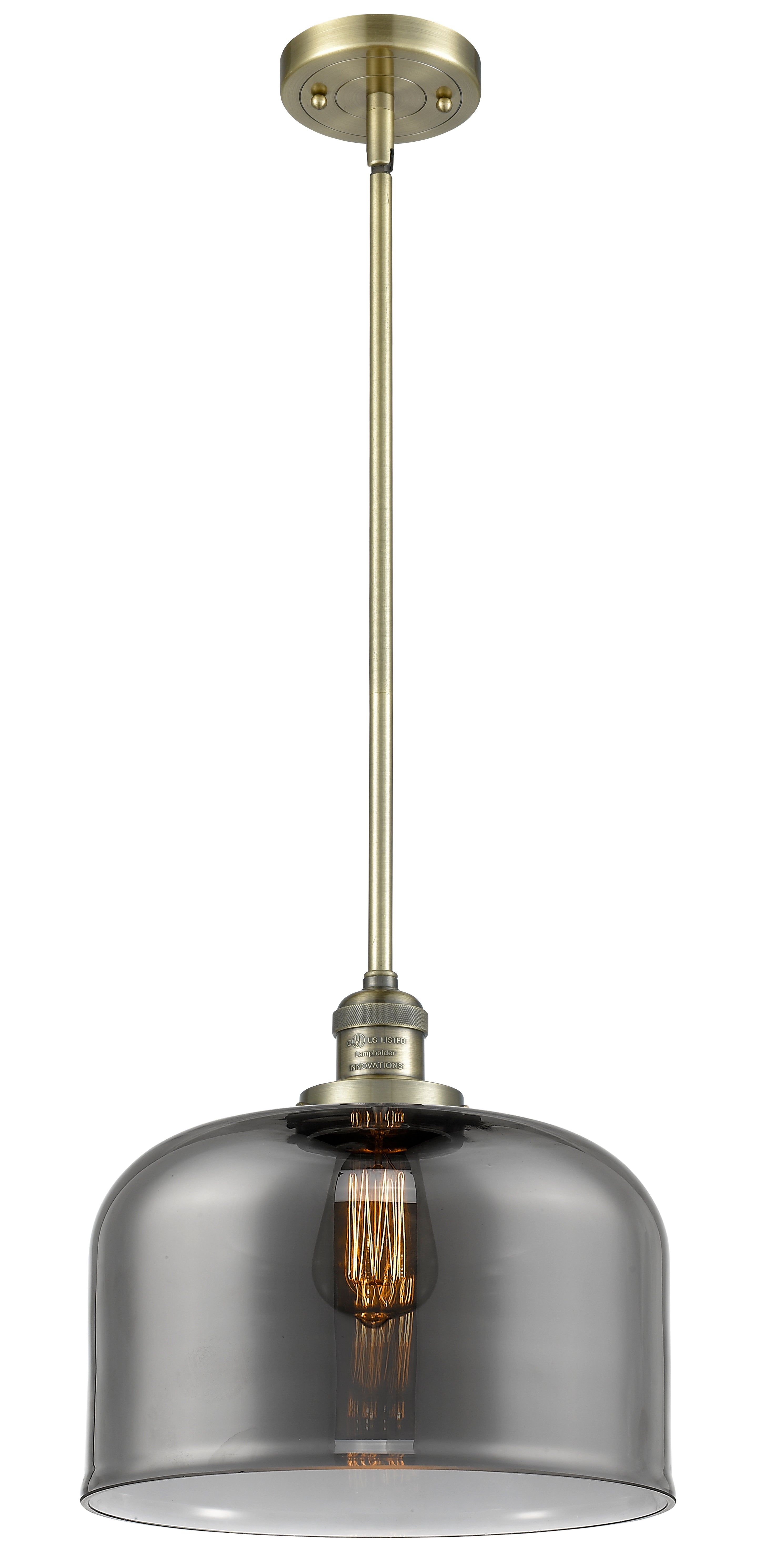 Franklin Restoration Mini Pendant Brass Finish