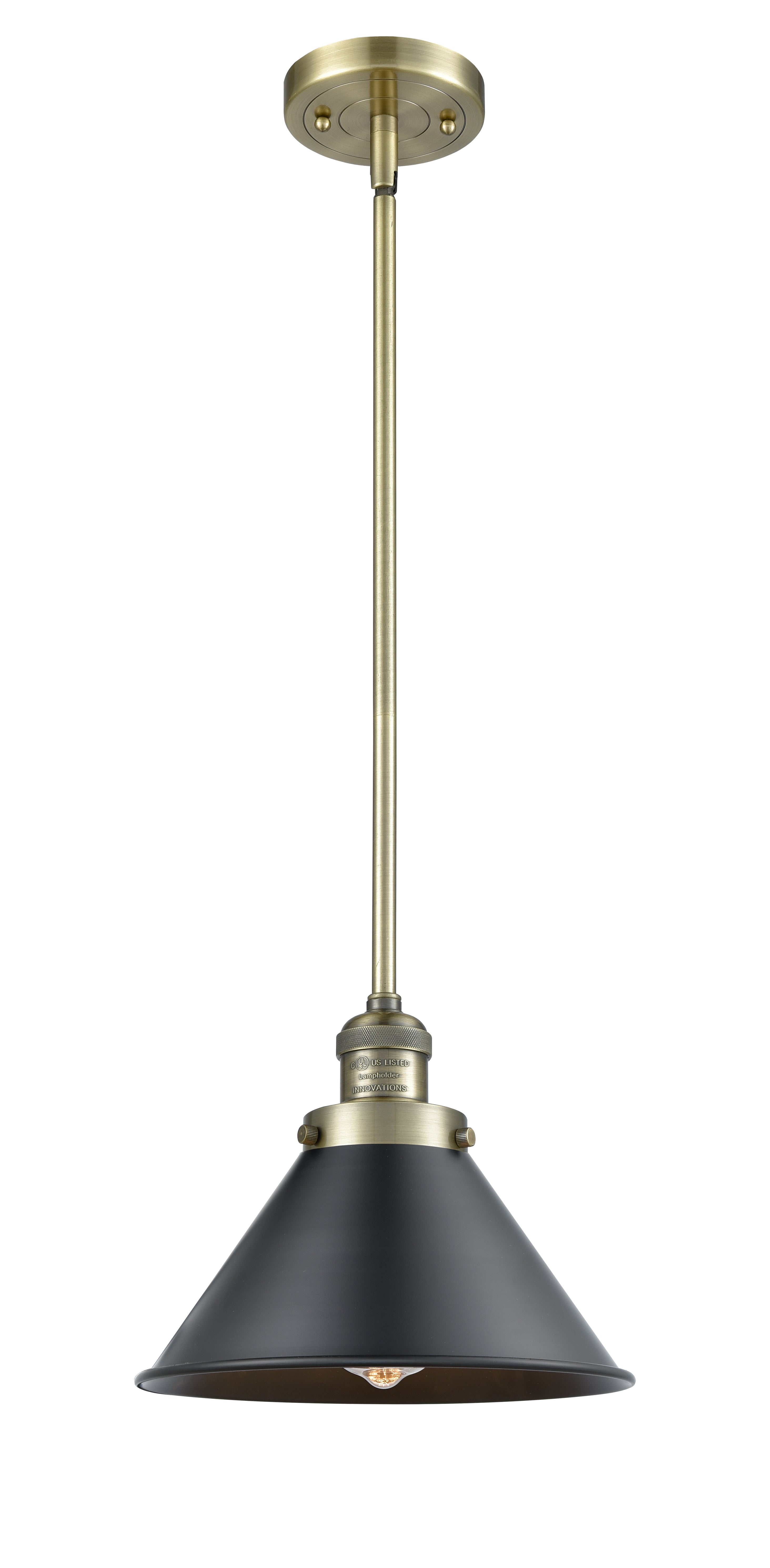 Franklin Restoration Mini Pendant Antique Brass
