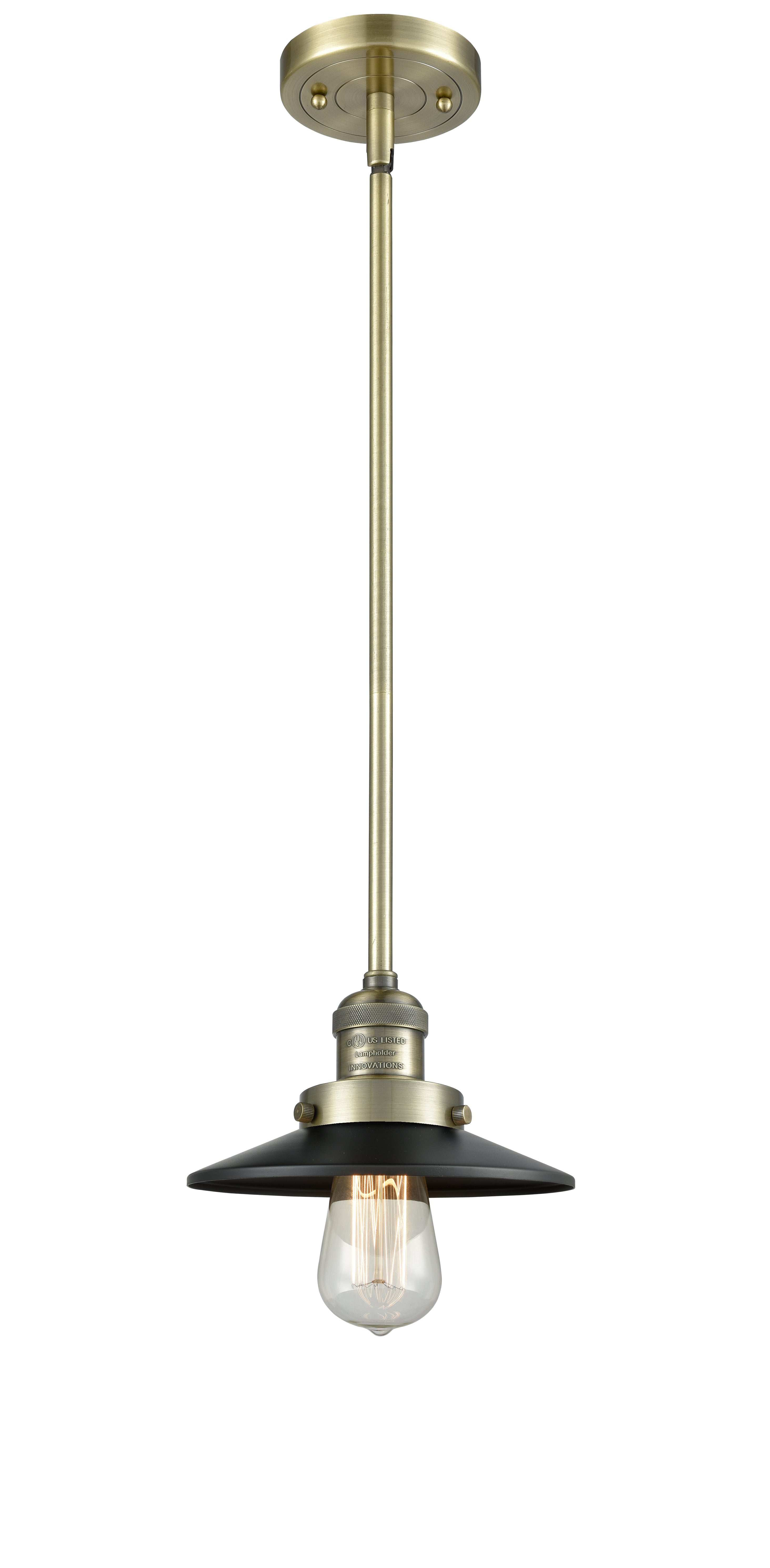 Franklin Restoration Mini Pendant Antique Brass