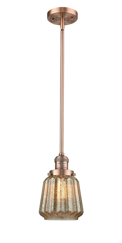 Franklin Restoration Antique Brass Mini Pendant