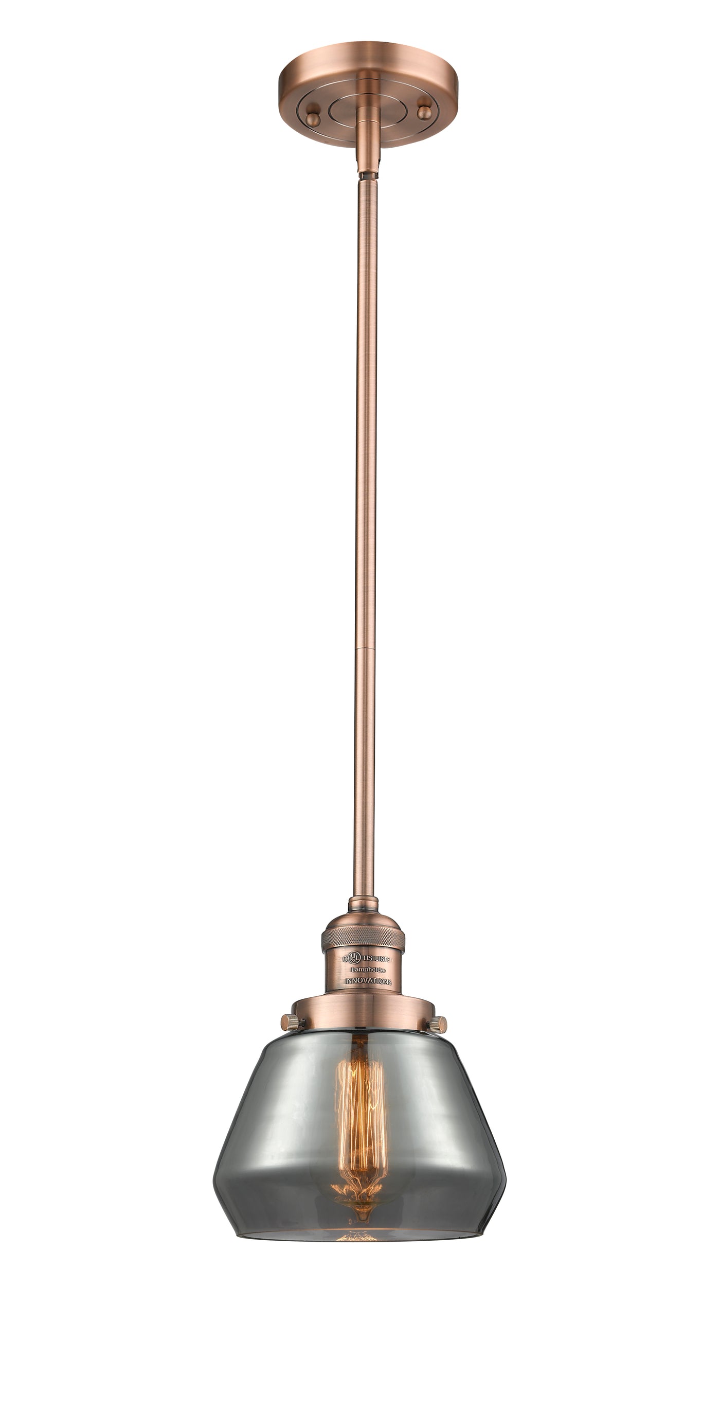 Franklin Restoration Mini Pendant Antique Brass