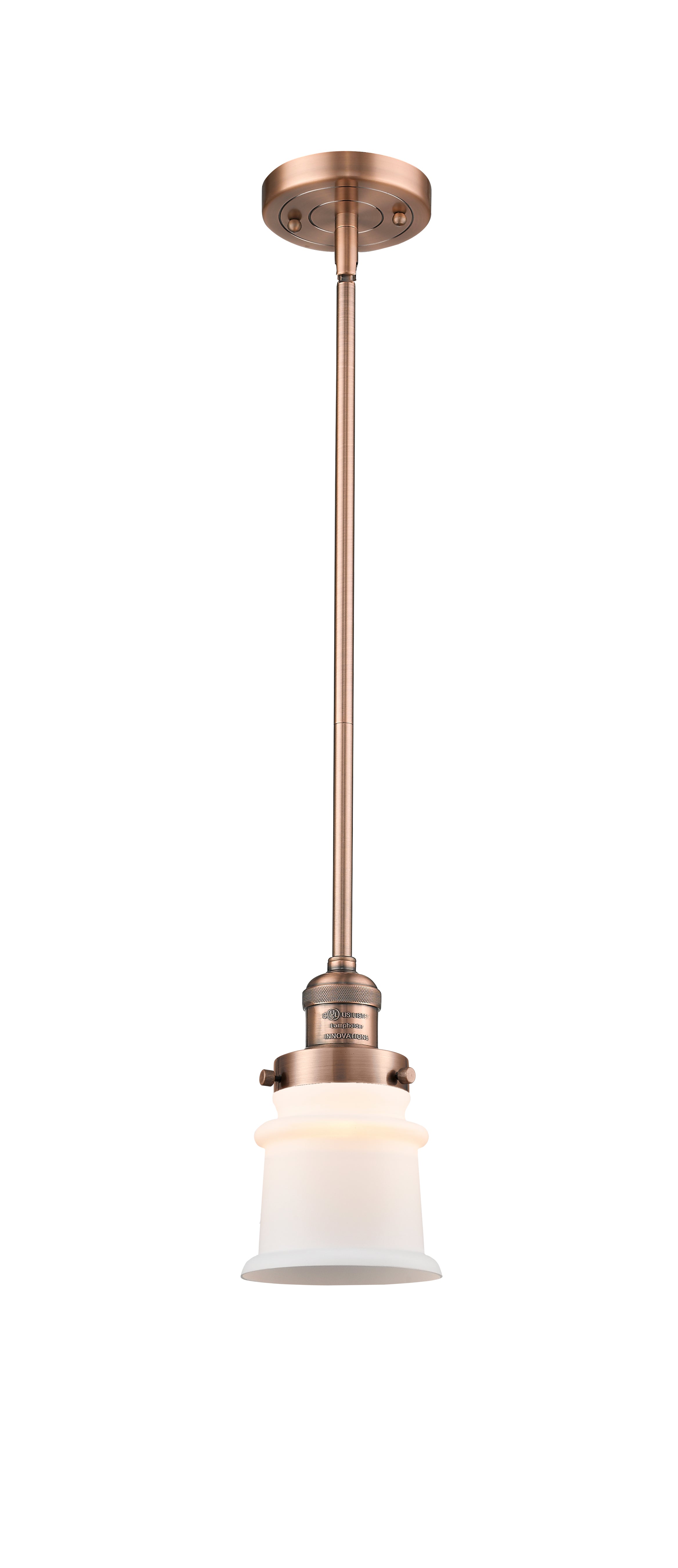 Franklin Restoration Mini Pendant Antique Brass