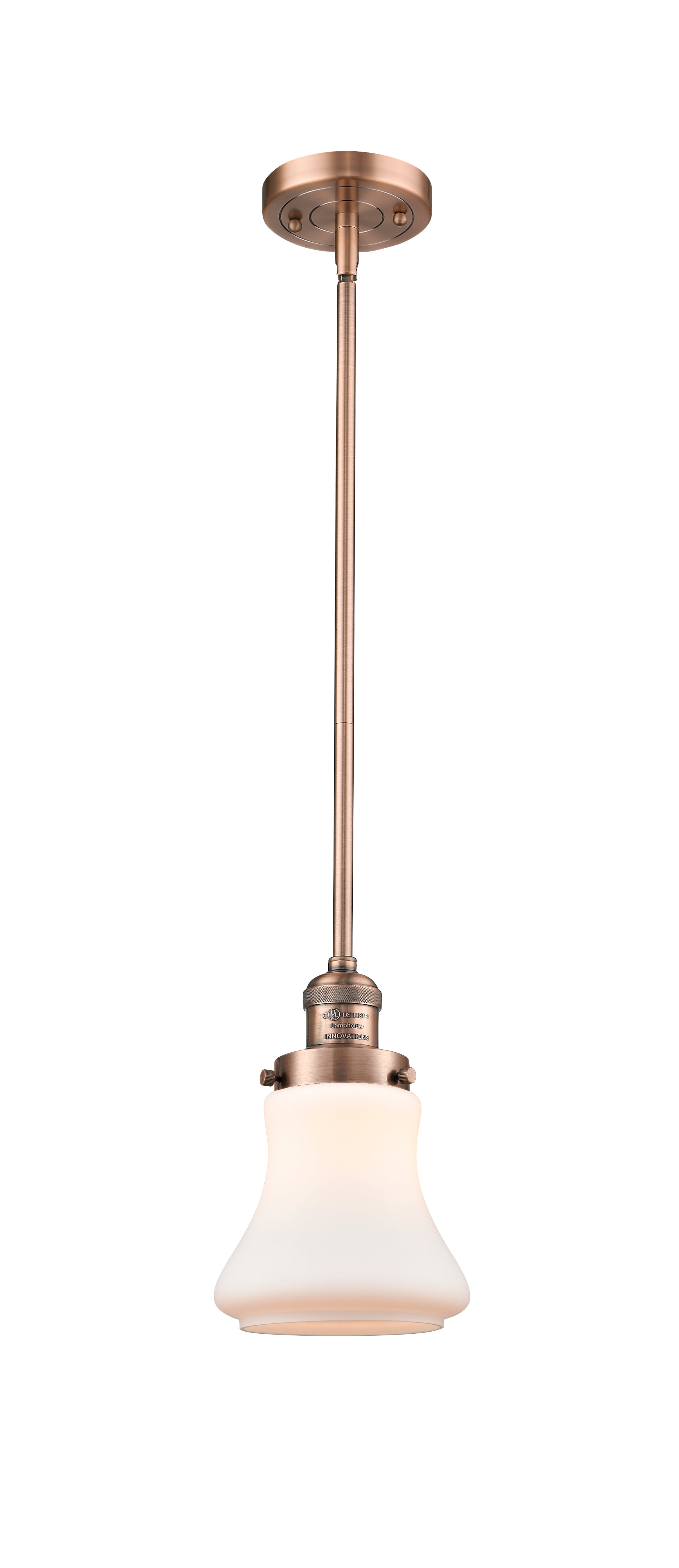 Franklin Restoration Antique Brass Mini Pendant