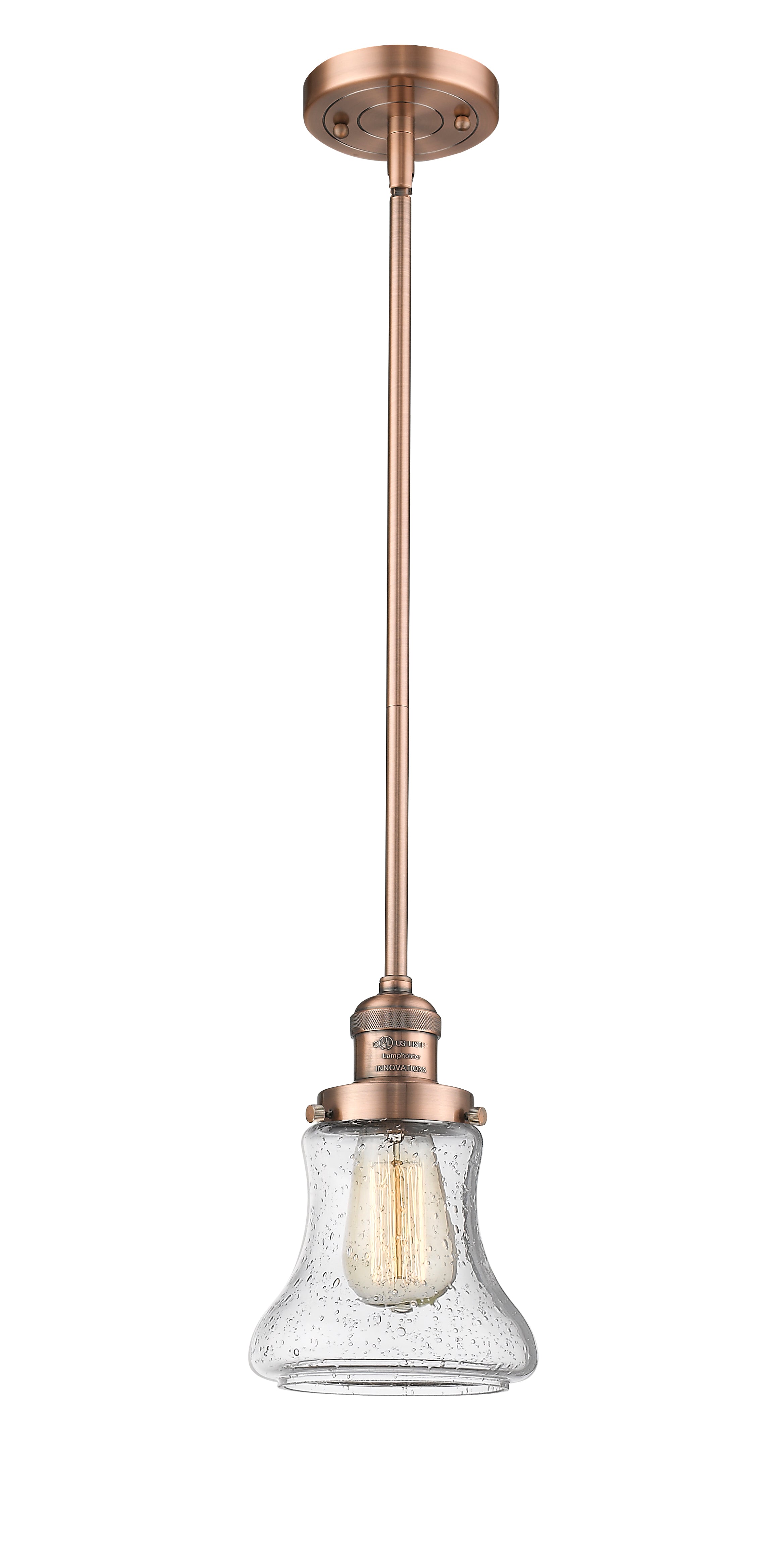 Franklin Restoration Mini Pendant Antique Brass
