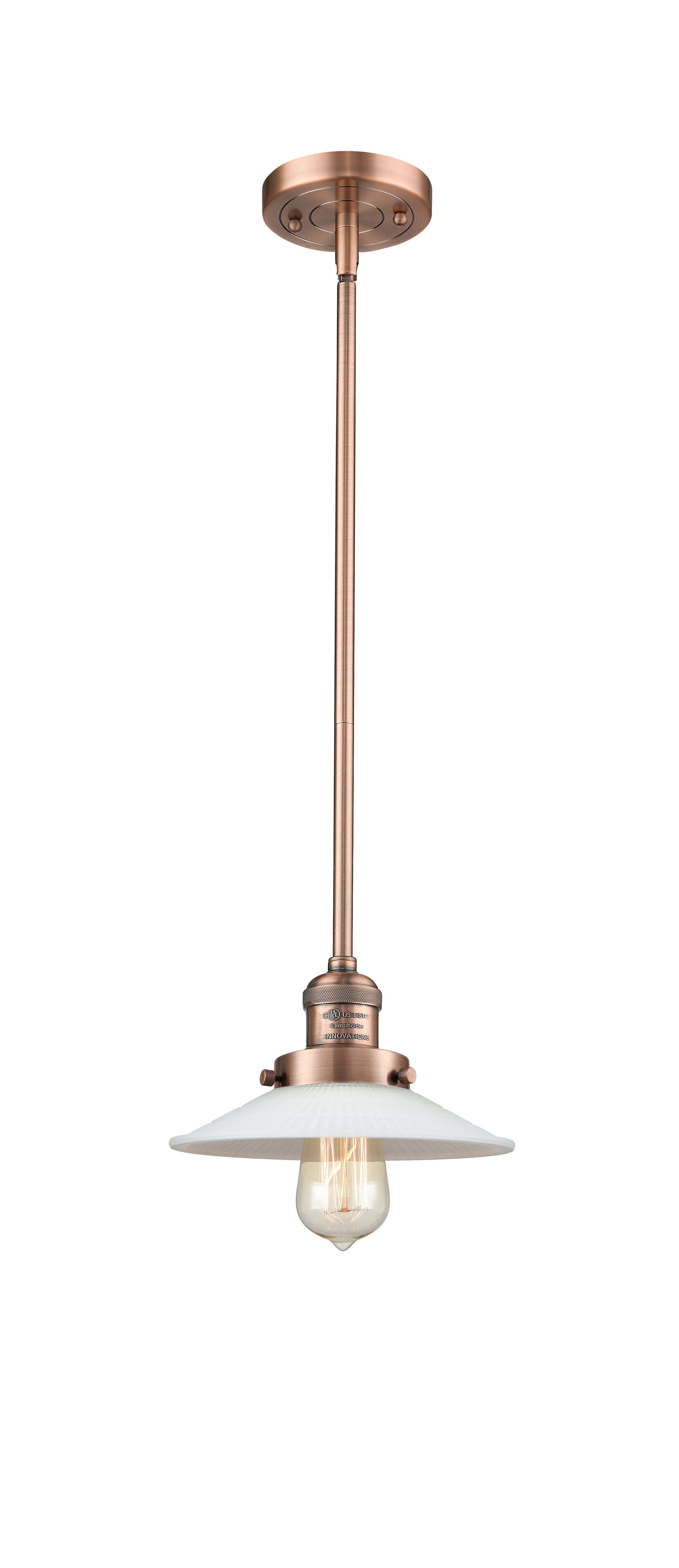 Franklin Restoration Mini Pendant Brass Steel