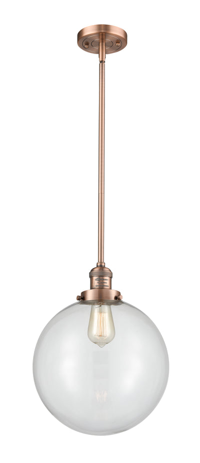 Franklin Restoration Mini Pendant Brass Finish