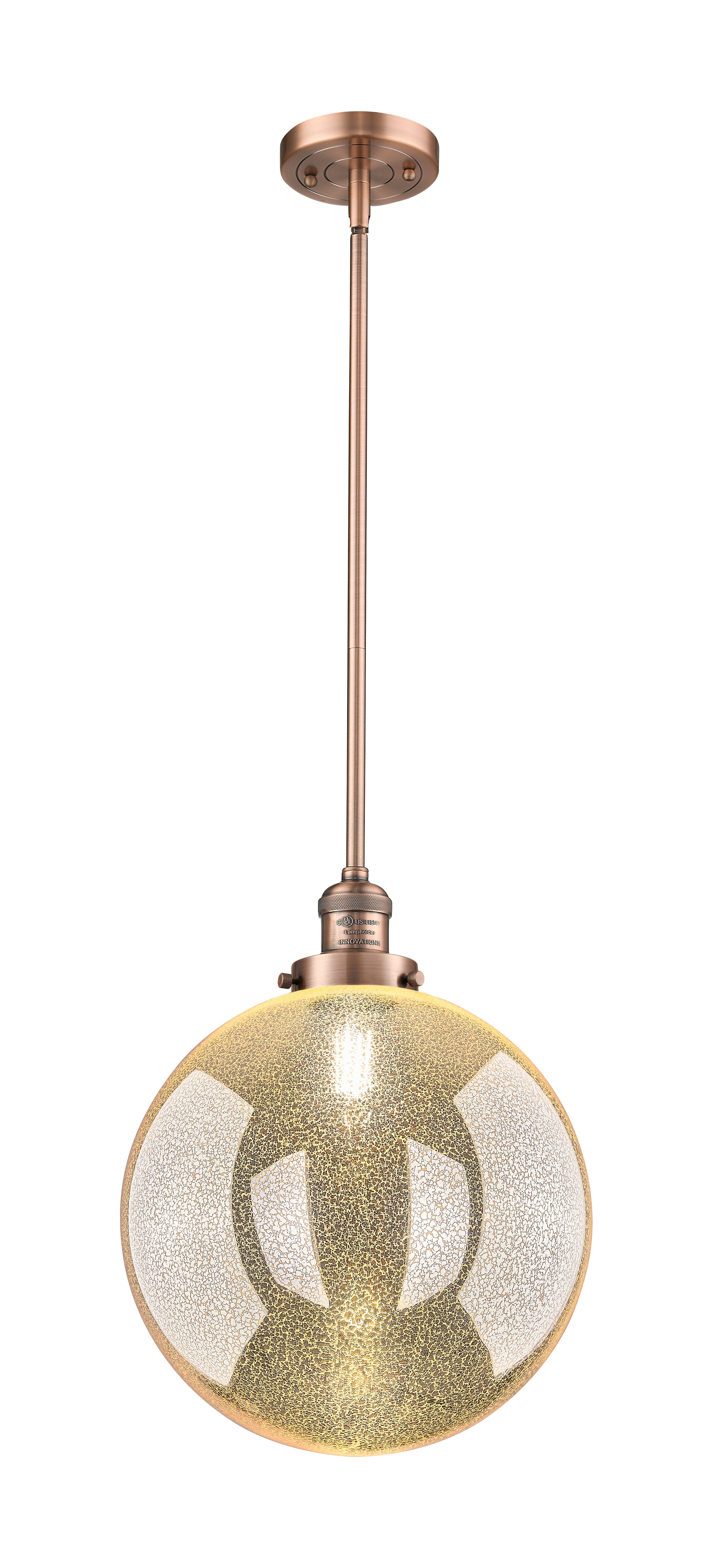 Franklin Restoration Mini Pendant Cast Brass