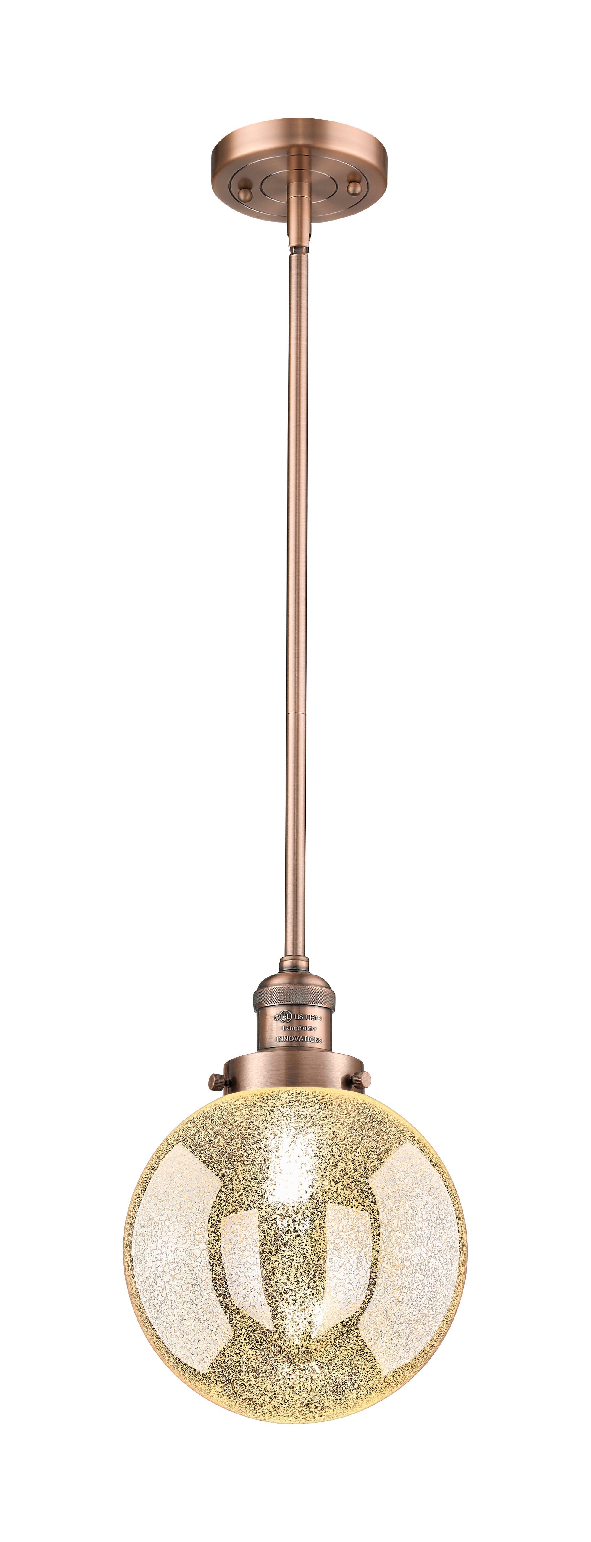Franklin Restoration Antique Brass Pendant