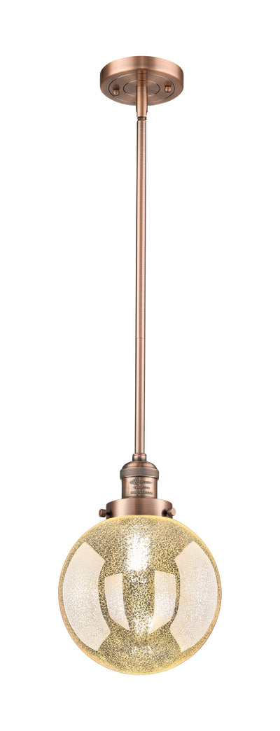 Franklin Restoration Antique Brass Pendant