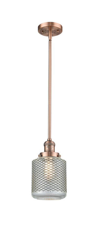Franklin Restoration Pendant Antique Brass