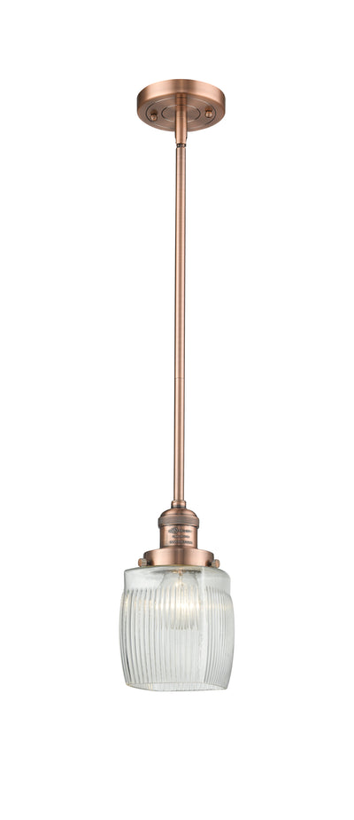 Franklin Restoration Mini Pendant Antique Brass