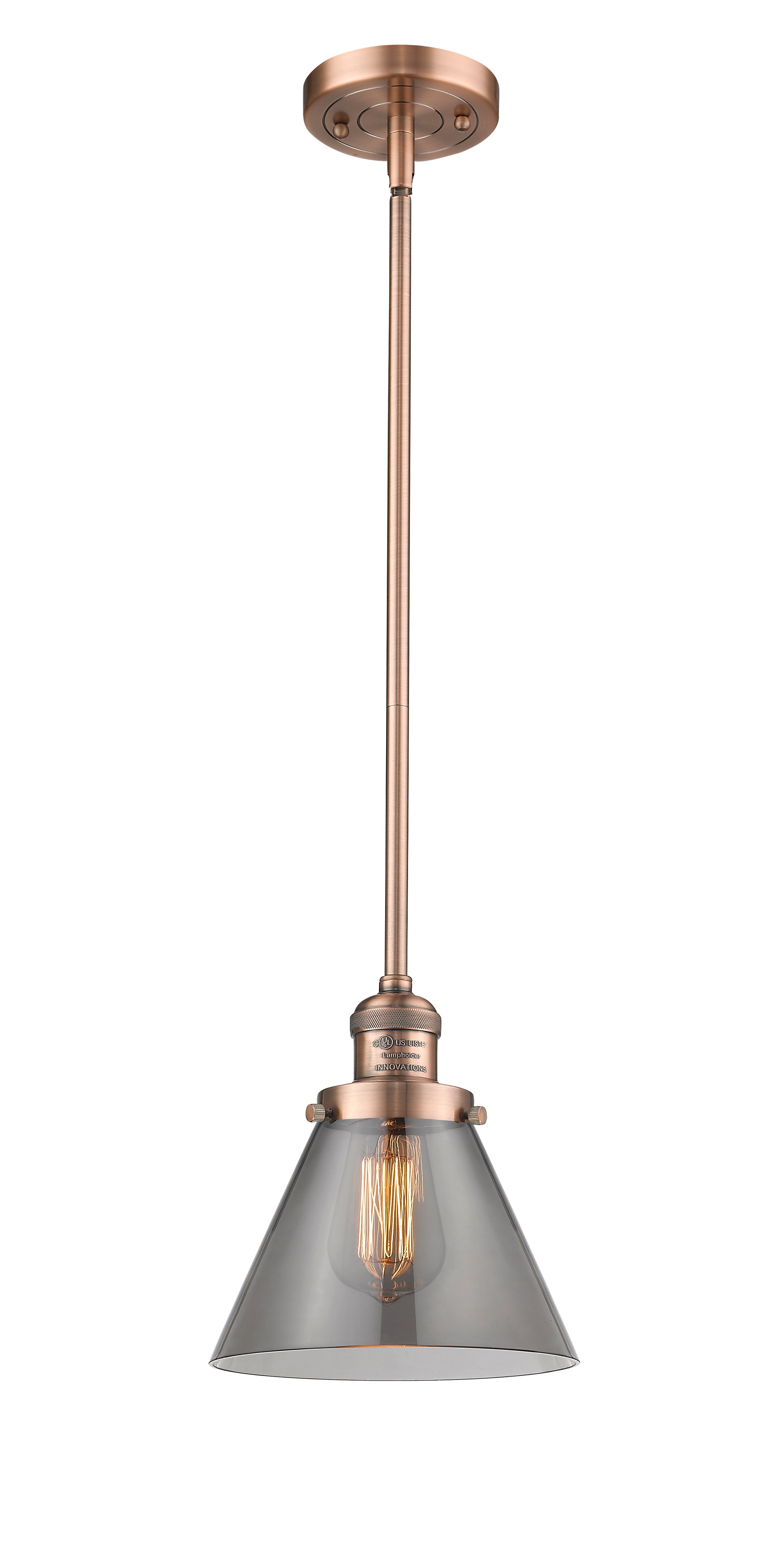 Franklin Restoration Mini Pendant Antique Brass