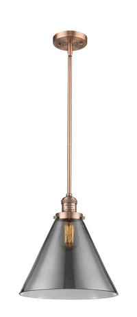 Franklin Restoration Mini Pendant Brass Glass