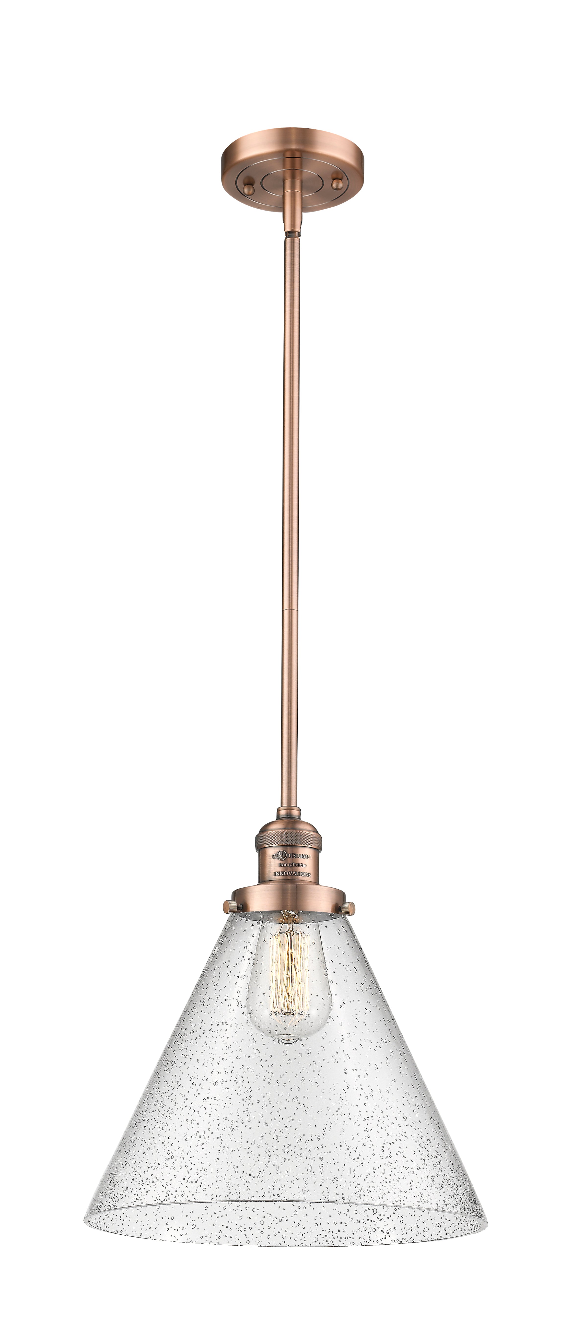 Franklin Restoration Mini Pendant Antique Brass
