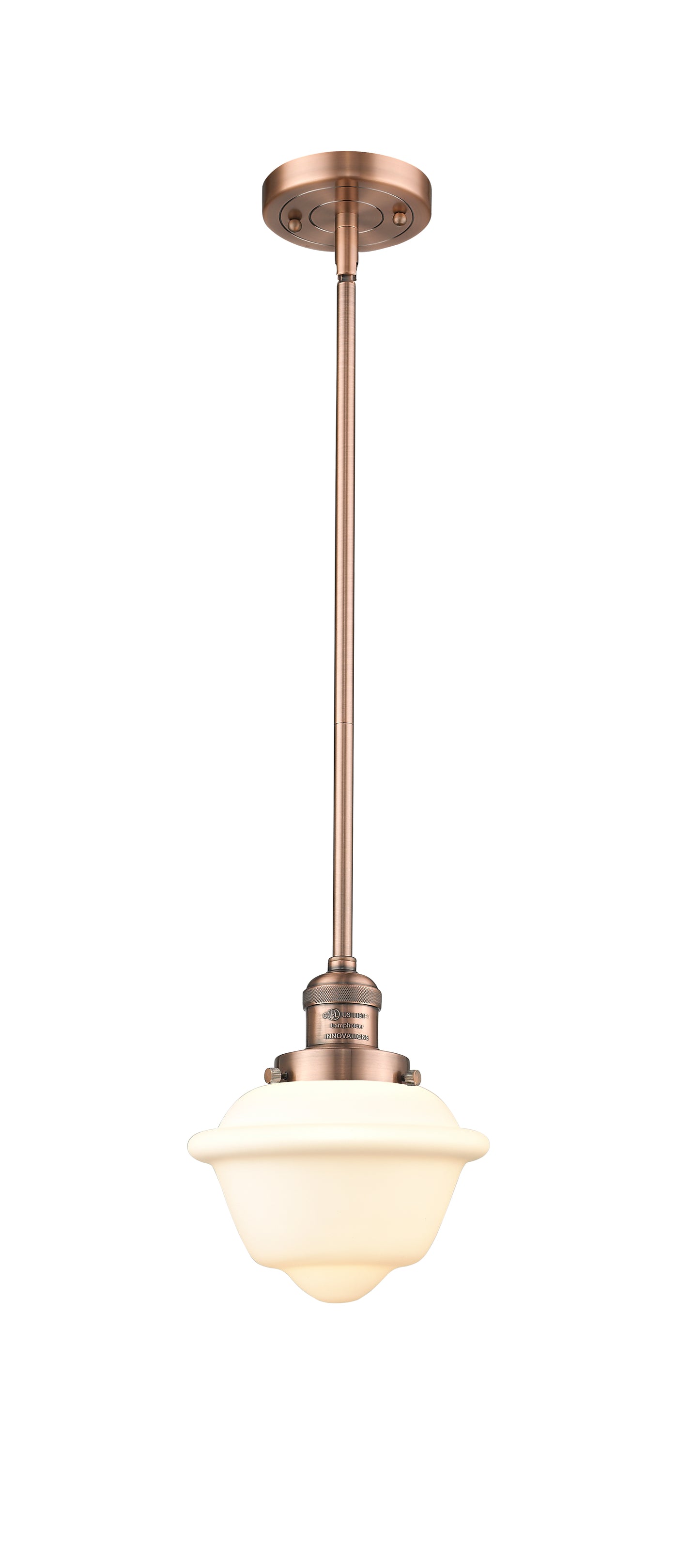 Franklin Restoration Mini Pendant Antique Brass